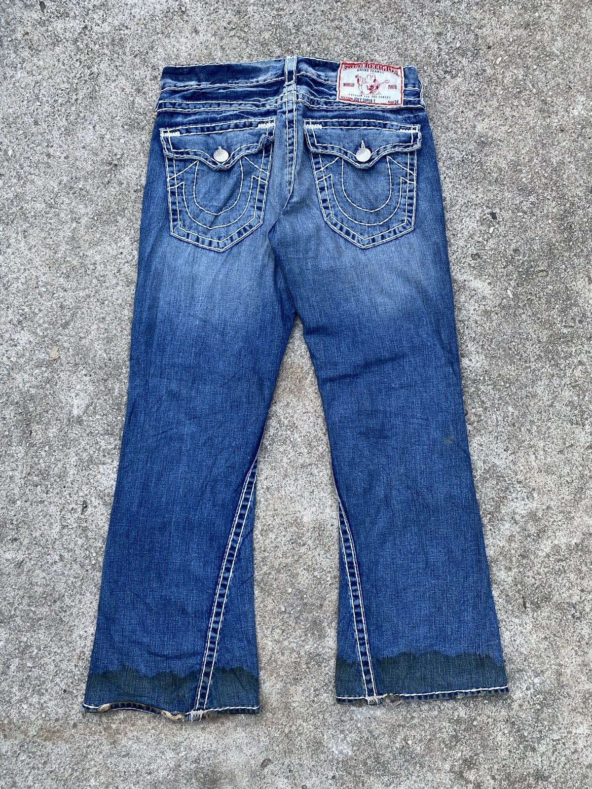 Japanese Brand × Tornado Mart × True Religion 1990s - True Religion Flare Jeans Size US 34 / EU 50 - 2 Thumbnail