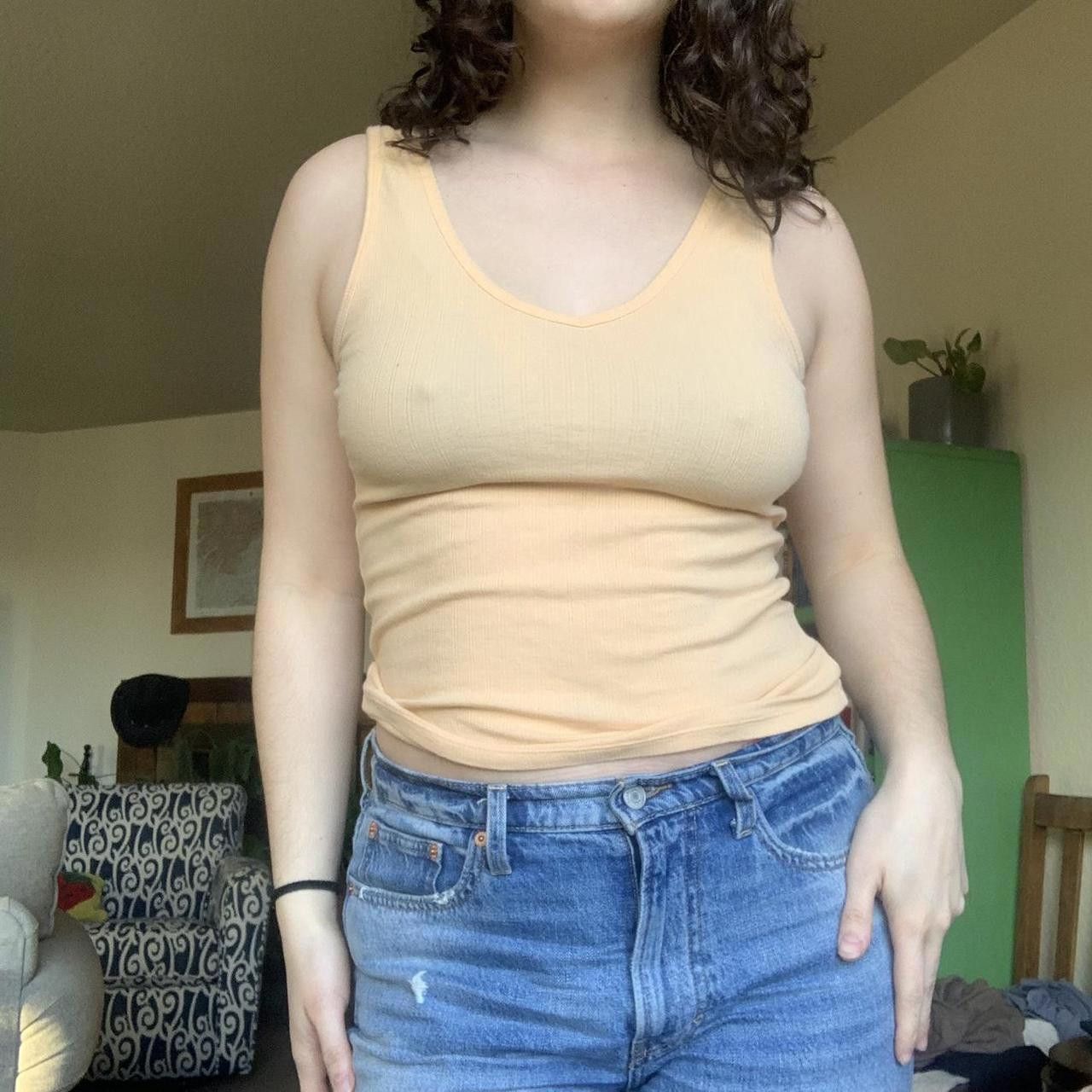 Everlane Pale Orange Everlane Tank Fits Size S / US 4 / IT 40 - 1 Thumbnail