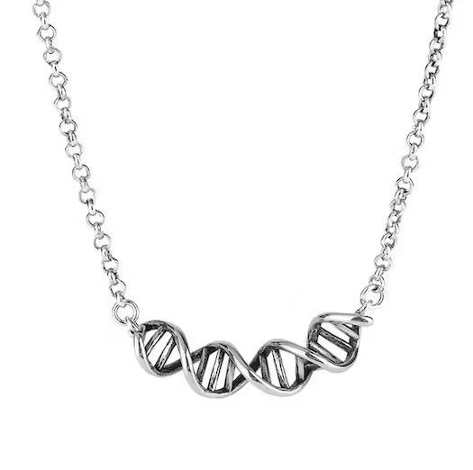 Vintage DNA Chain Twisted Spiral Charming Necklace Size ONE SIZE - 3 Thumbnail