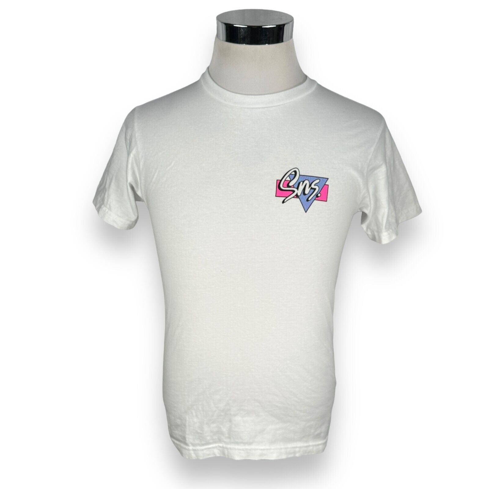 Sneakersnstuff SNS SneakersnStuff T-Shirt Men’s Small White Short Sleeve Size US S / EU 44-46 / 1 - 1 Thumbnail
