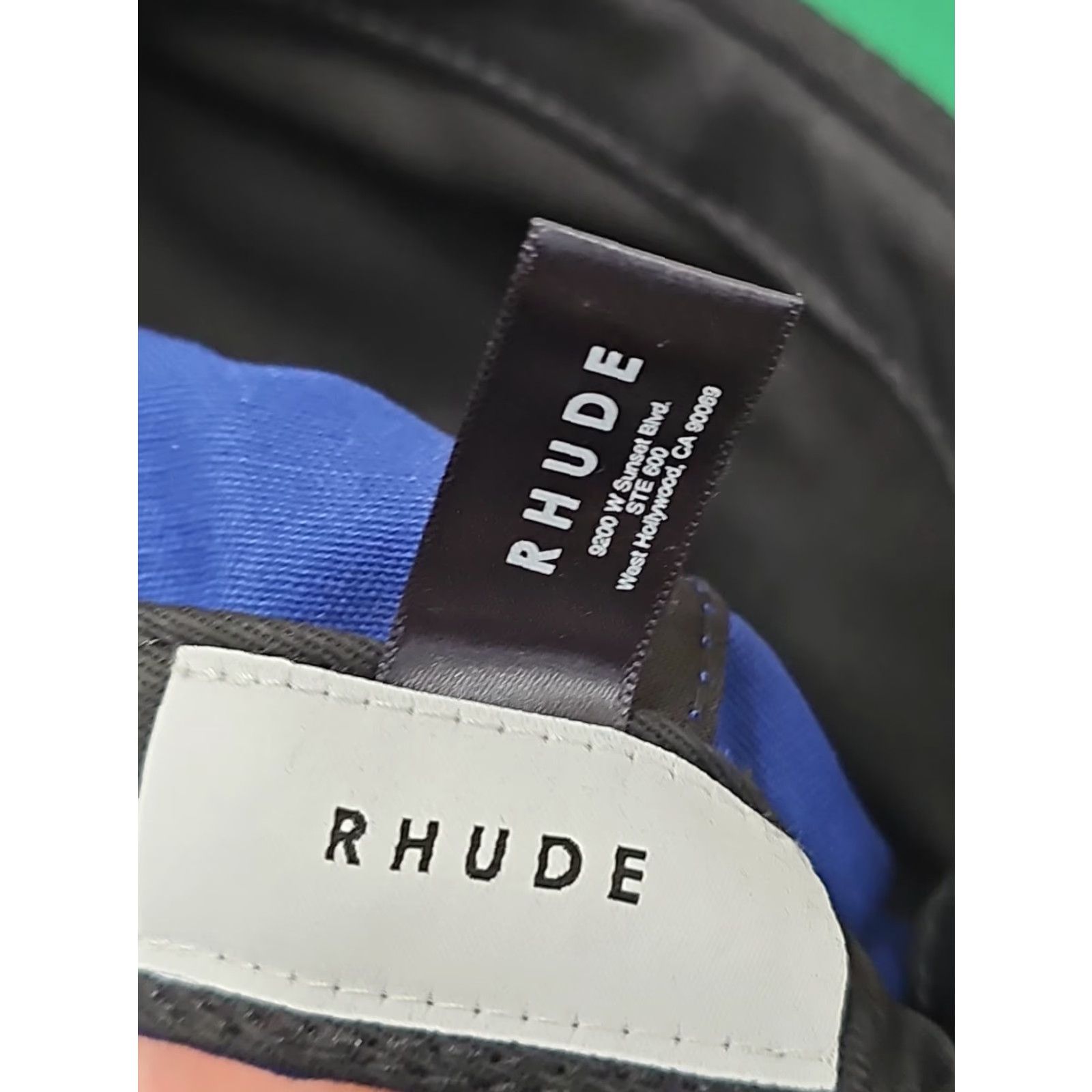Rhude RHUDE RACING FORMULA PANEL BLUE Ball Cap Hat Hat Snapback Adjustable Cotton Men One Size Blue Boys Mens Girls 90s Auction - Size ONE SIZE - 5 Thumbnail