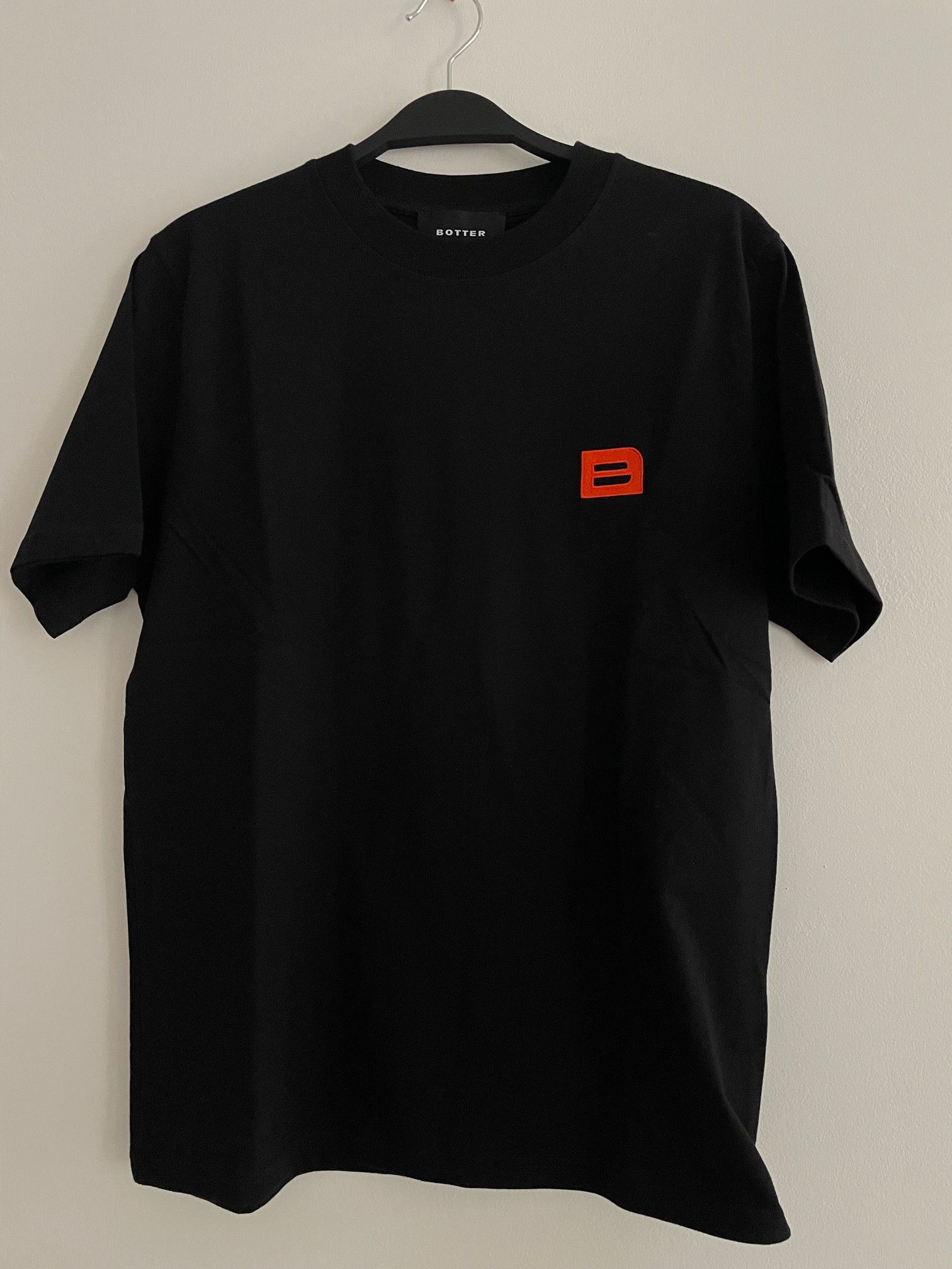 Botter black tshirt logo embroidery S
