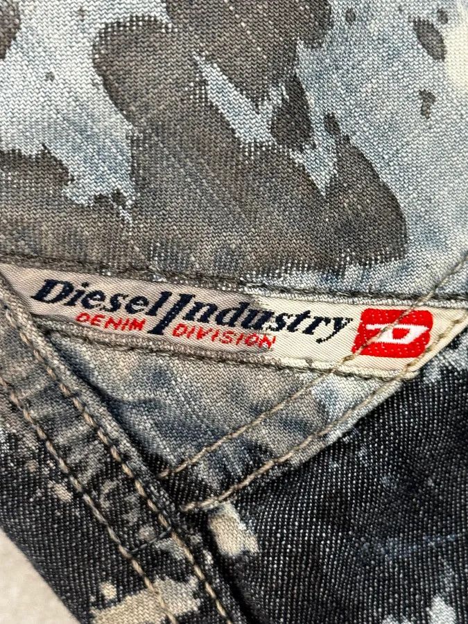 Diesel 2000s Diesel Rust Splash Paint Blue Pants Size US 32 / EU 48 - 13 Thumbnail