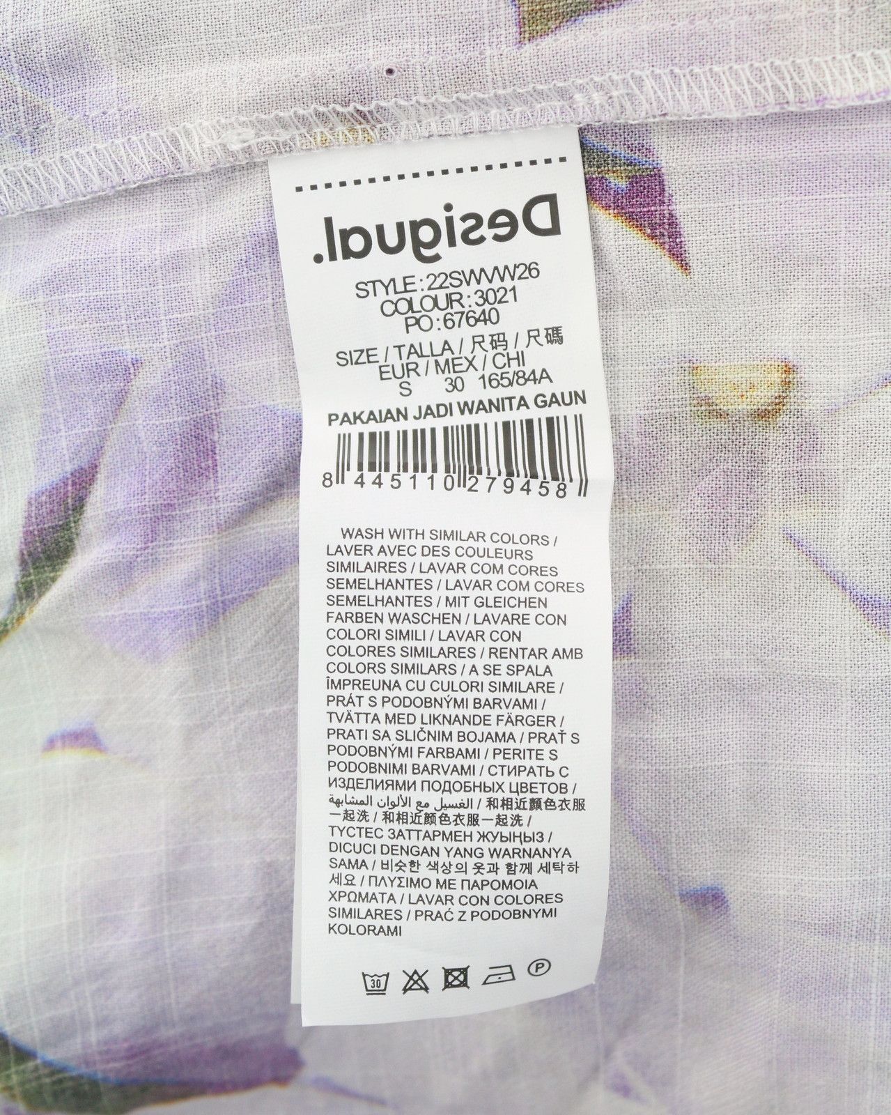 Desigual VEST ESTRELLA S Floral Sleeveless Midi Dress 89009 Size S / US 4 / IT 40 - 10 Thumbnail