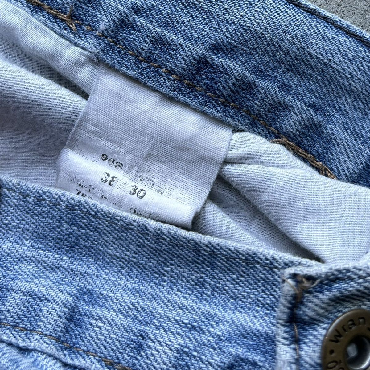 Vintage × Wrangler vintage Y2K WRANGLER BOOTCUT Baggy Distressed Wide Leg jeans Size US 38 / EU 54 - 12 Thumbnail