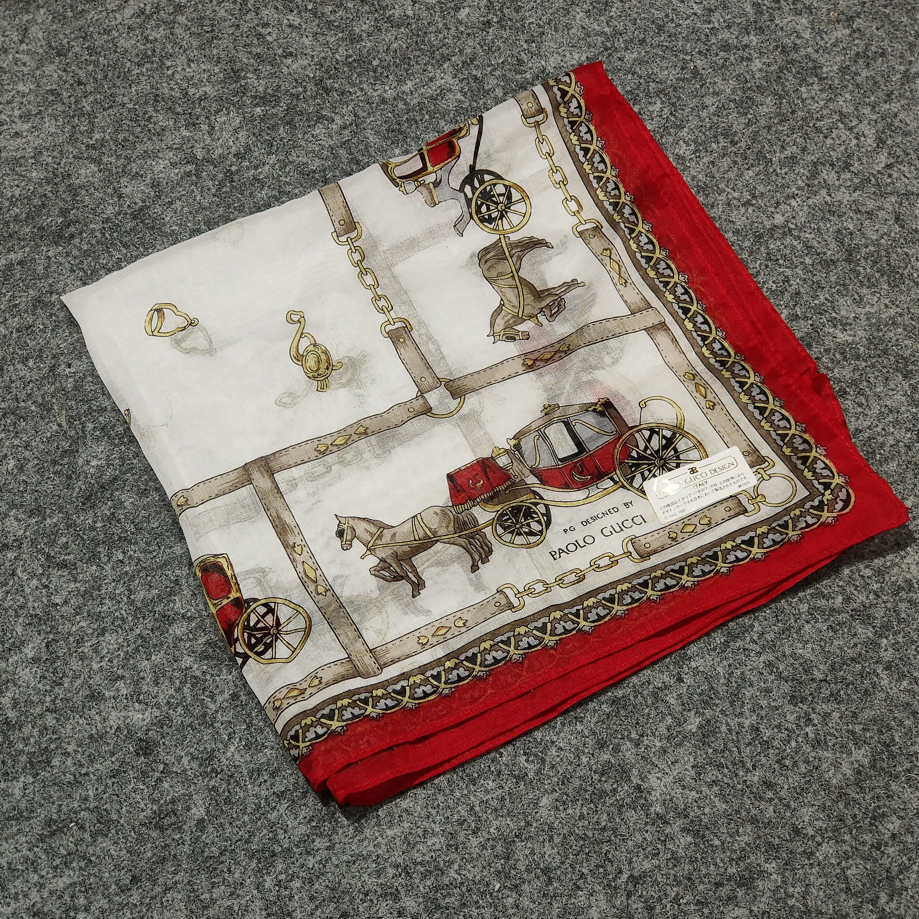 Paolo Gucci 🔥PAOLO GUCCI Handkerchief Size ONE SIZE - 2 Thumbnail