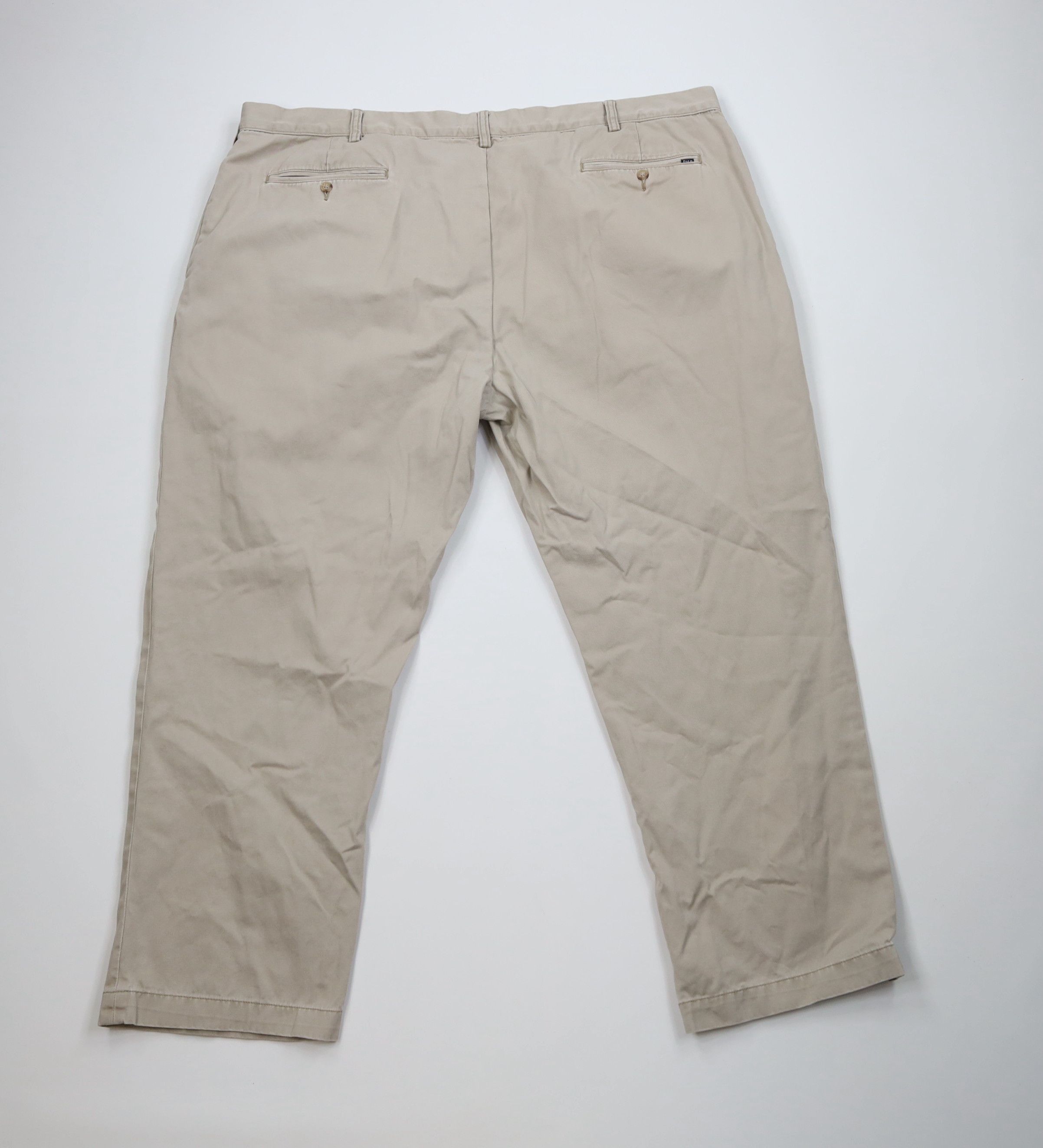 Ralph Lauren Vintage Ralph Lauren Pleated Wide Leg Chino Pants Beige Size US 44 / EU 60 - 10 Thumbnail