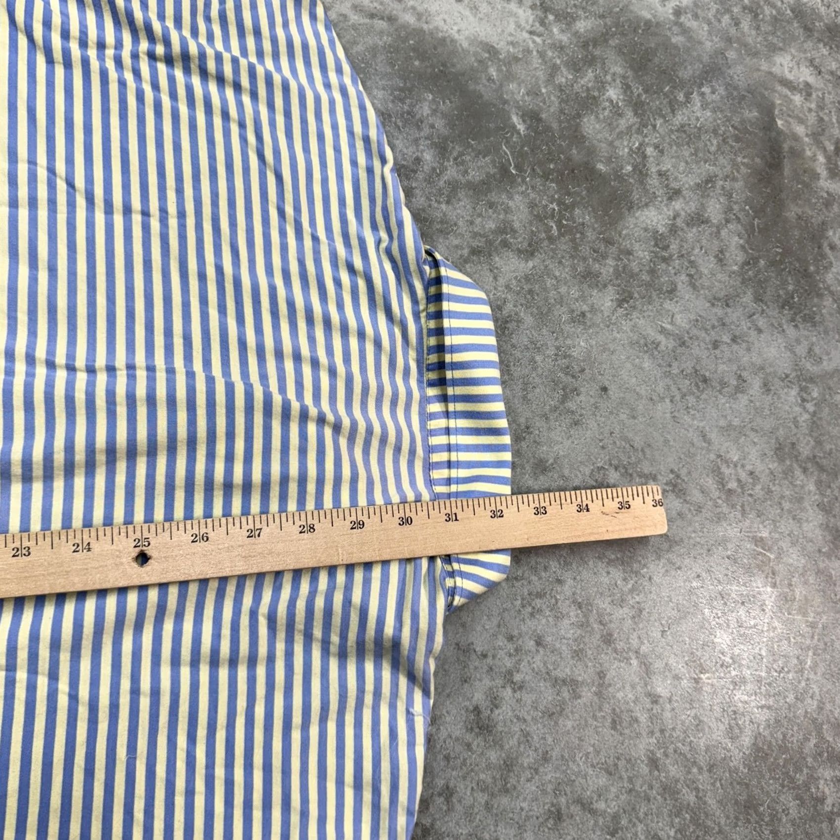 Peter Millar Peter Millar Polo Shirt Mens XL Striped Double Mercerized Golf blue yellow Polo Shirt Mens XL Striped Blue Yellow Size US XL / EU 56 / 4 - 8 Thumbnail