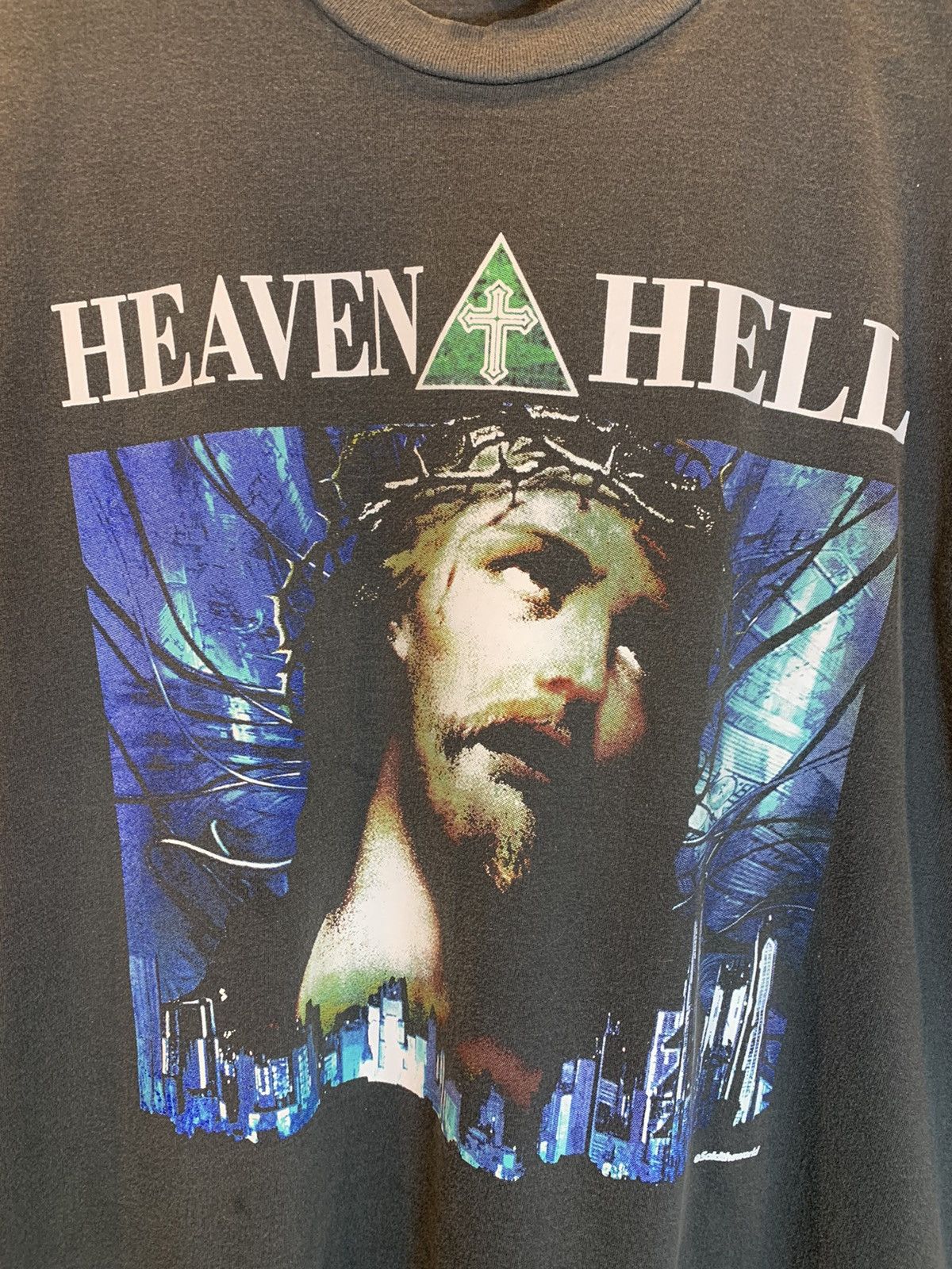 Other RARE* Heaven Hell Jesus Christ Ghost Shell Single Stitch Tee Size US L / EU 52-54 / 3 - 7 Thumbnail