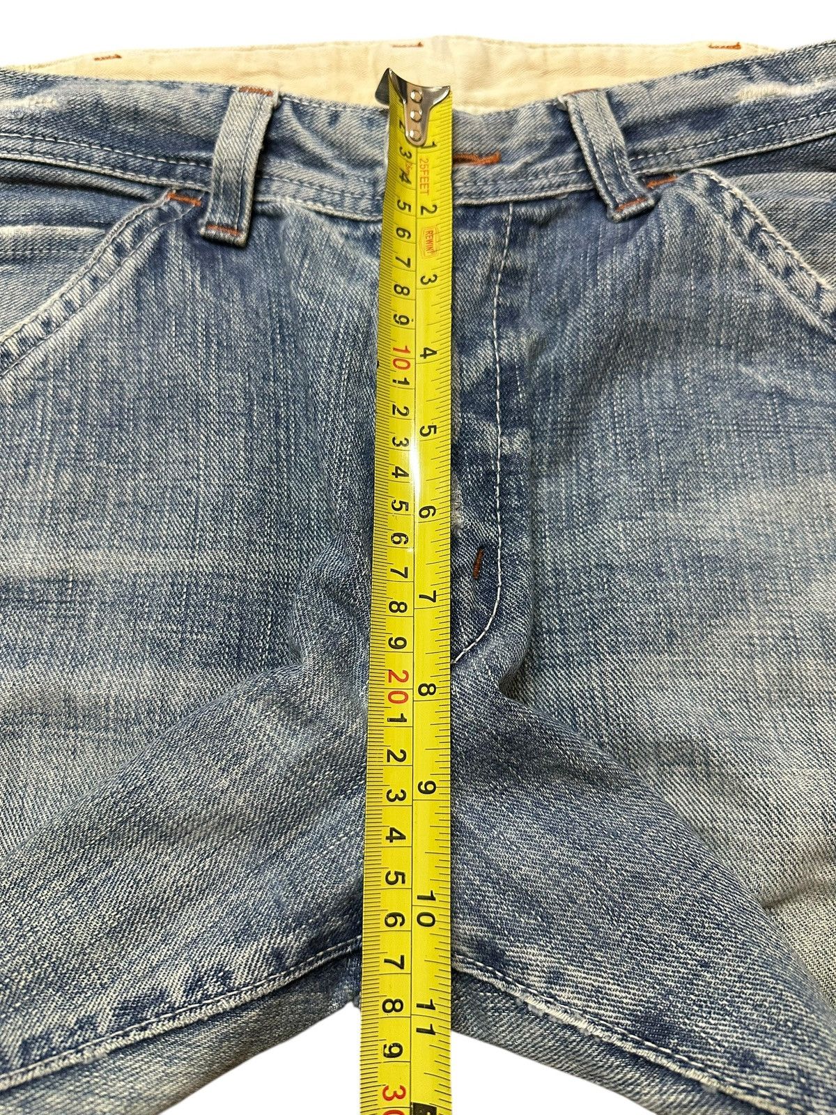 Japanese Brand Vintage Japanese Brand Mud Faded Wash Carpenter Baggy Jeans Size US 31 - 15 Thumbnail