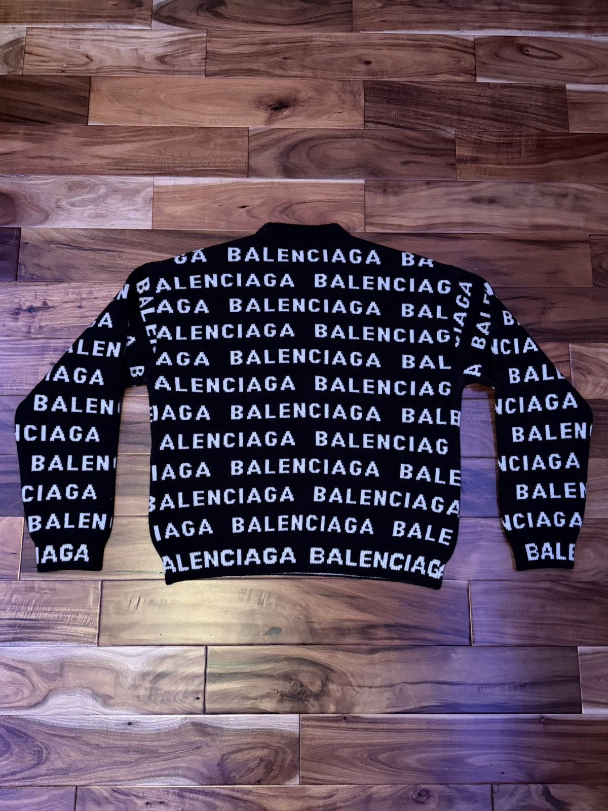 Balenciaga Balenciaga allover Intarsia Knit BRAND NEW - S Size US S / EU 44-46 / 1 - 3 Thumbnail