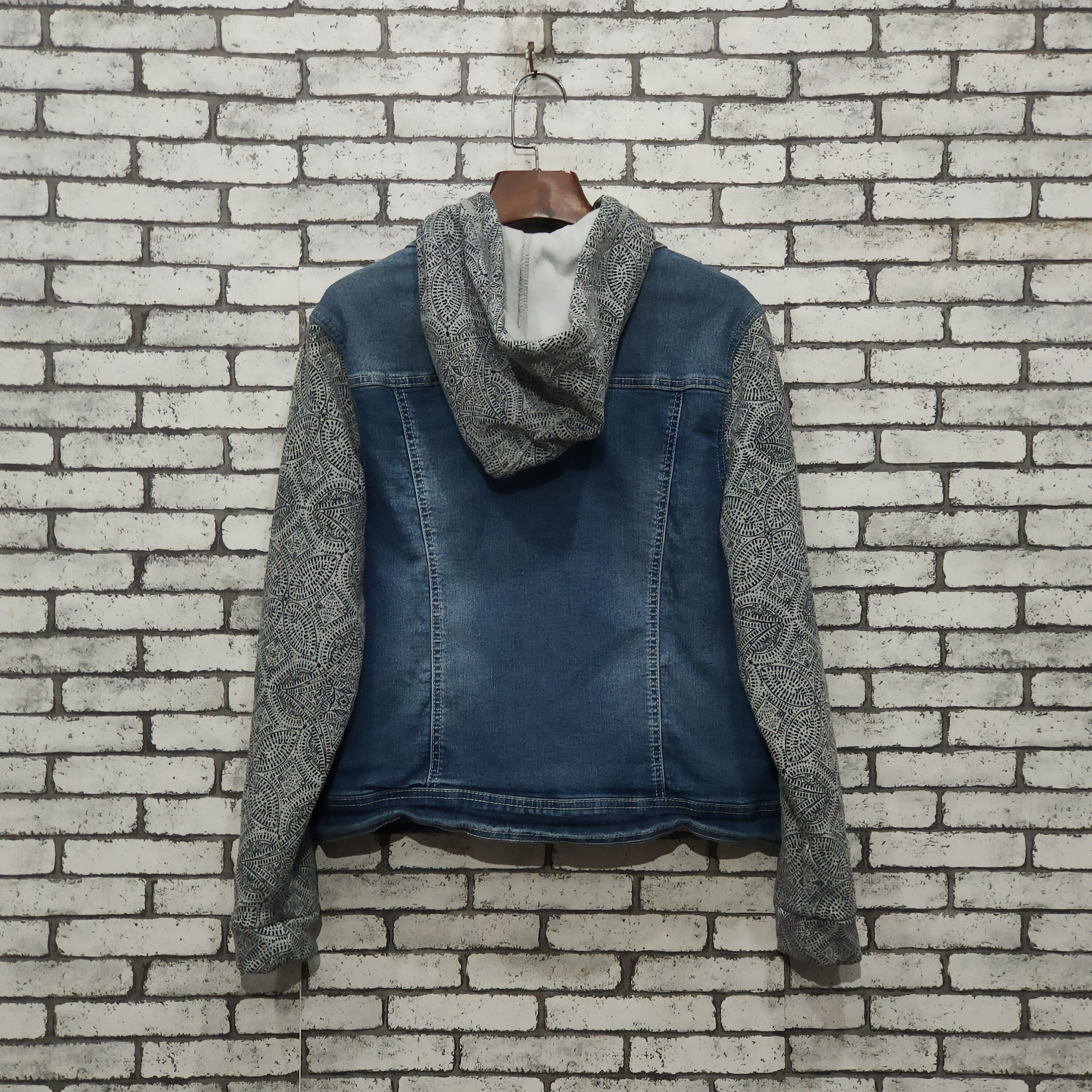 Other 🔥WallFlower denim hoodie jacket Size ONE SIZE - 4 Thumbnail