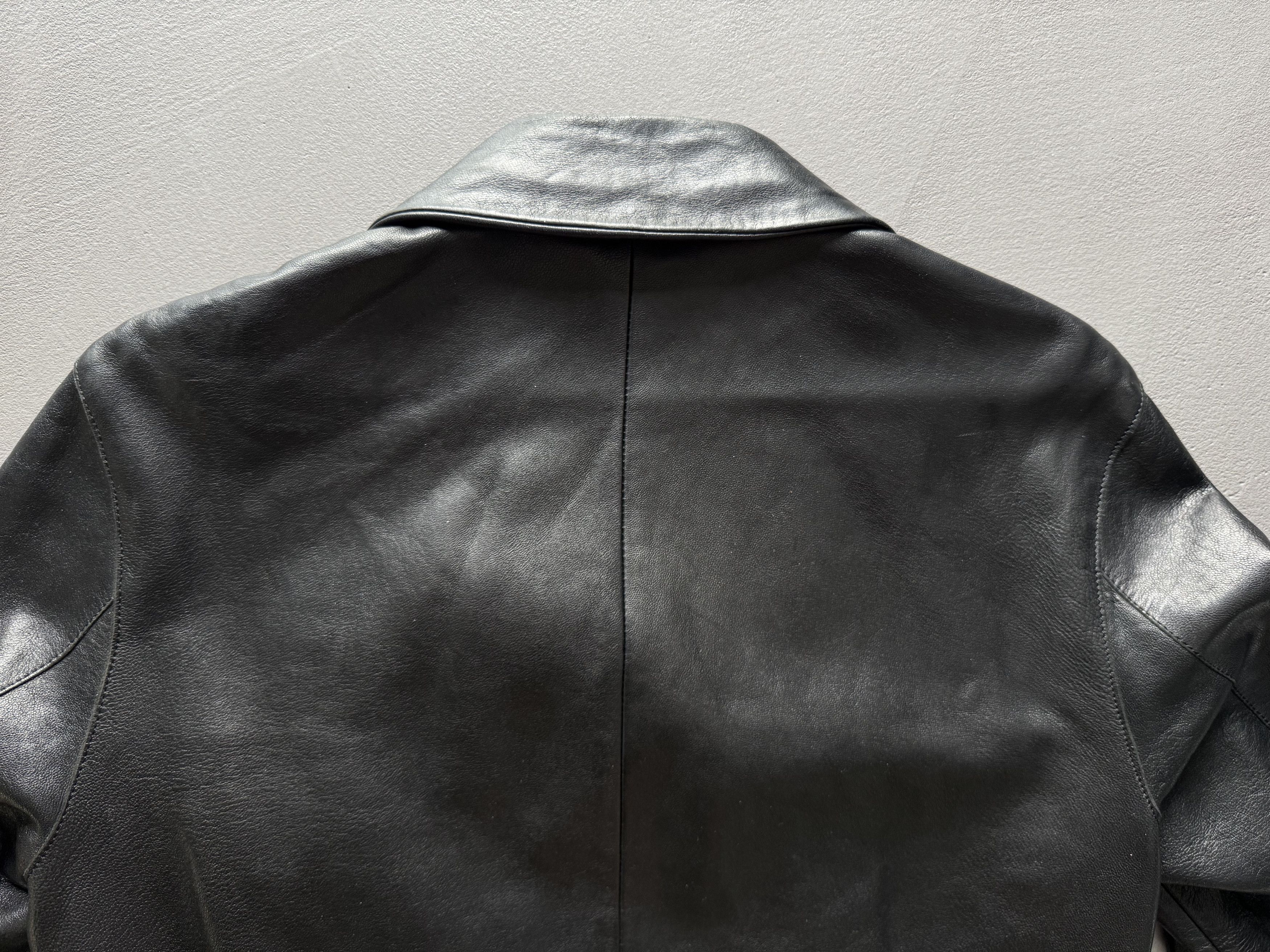 Acne Studios Acne Studios Oscar Black Leather Jacket Size US M / EU 48-50 / 2 - 9 Thumbnail