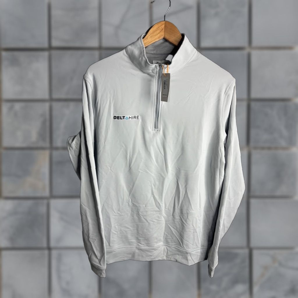 Peter Millar Peter Millar Pullover Mens M White 1/4 Zip Golf Delta Hire Logo Layer Size US M / EU 48-50 / 2 - 1 Thumbnail