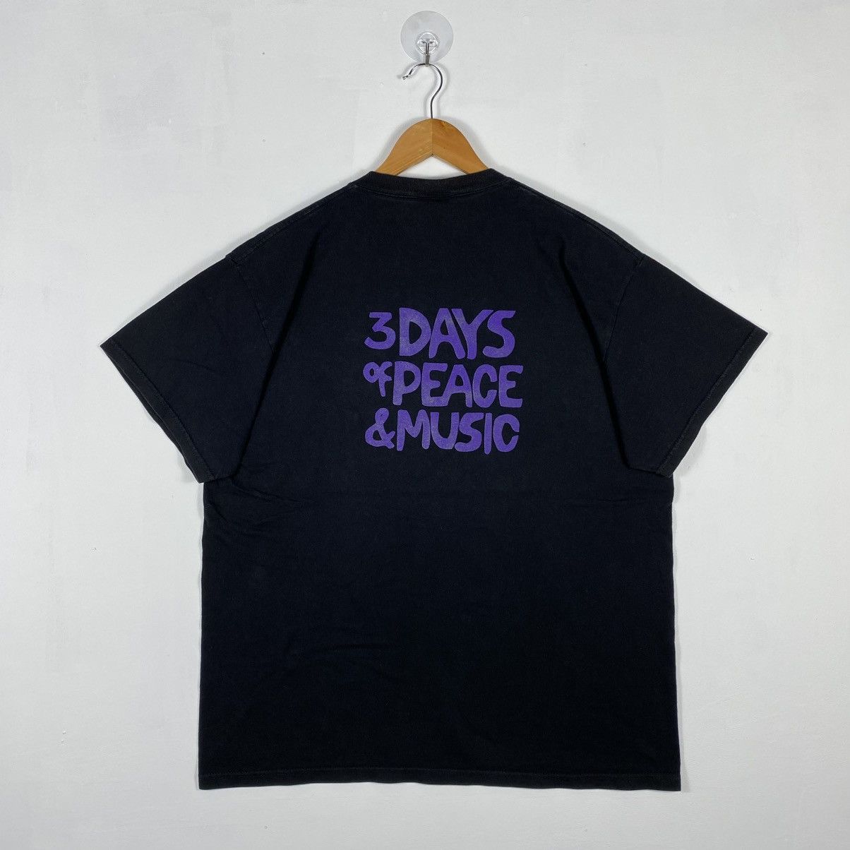 Band Tees × Vintage Vintage 90's WOODSTOCK FESTIVAL 3 Days Of Peace & Music Tee Size US L / EU 52-54 / 3 - 6 Thumbnail