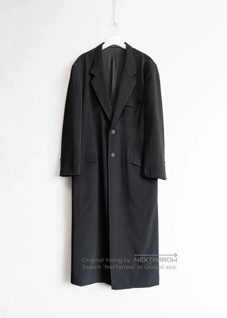 Yohji Yamamoto Yohji Yamamoto Tailcoat with pleats at the back, triacetat Size US L / EU 52-54 / 3 - 1 Thumbnail