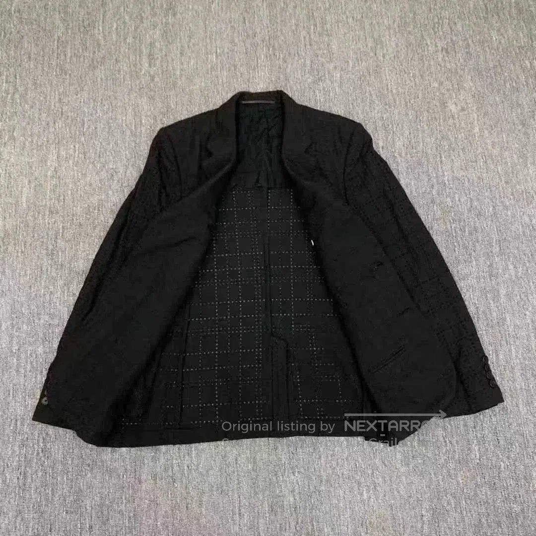 Givenchy Givenchy Black Cutout Wool Blazer. Size US M / EU 48-50 / 2 - 3 Thumbnail