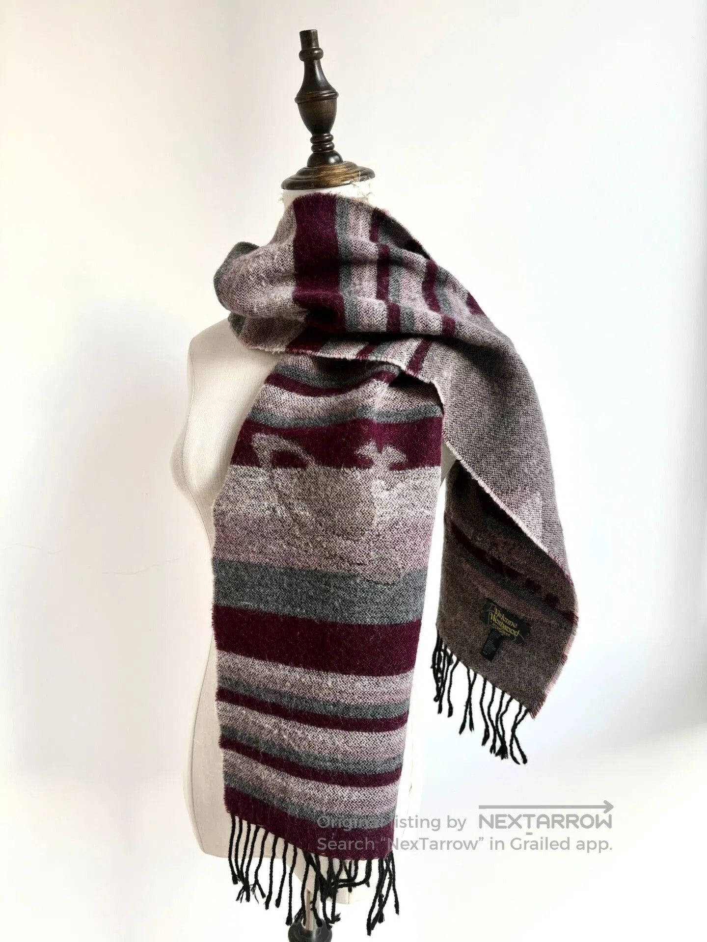 Vivienne Westwood vivienne westwood striped wool skull scarf. Size ONE SIZE - 1 Thumbnail