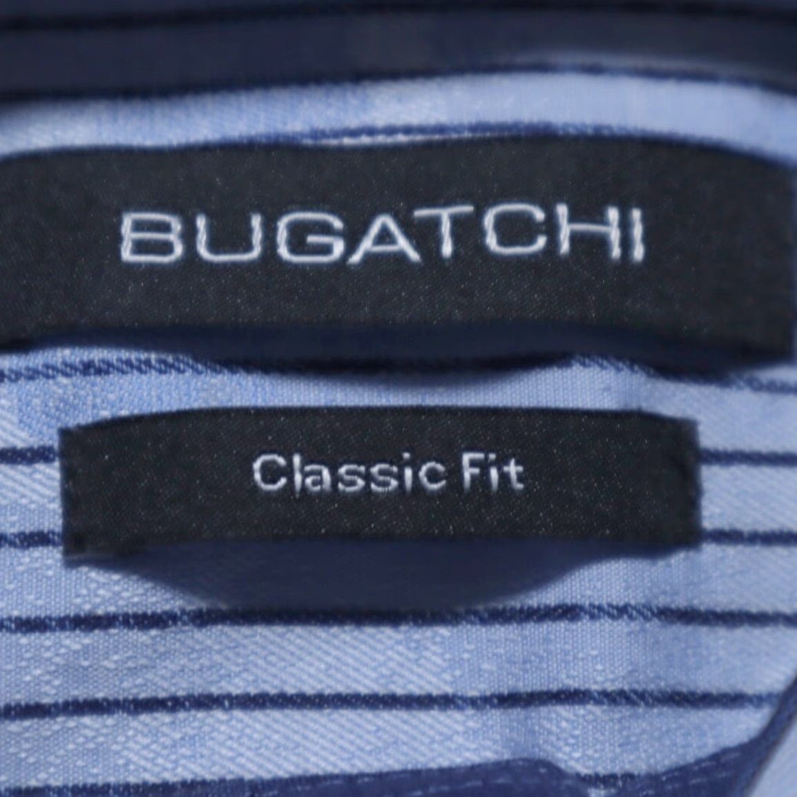 BUGATCHI Bugatchi Shirt Blue Men's M Classic Fit Cotton Tie-Dye Button Up Shirt Size US M / EU 48-50 / 2 - 5 Thumbnail