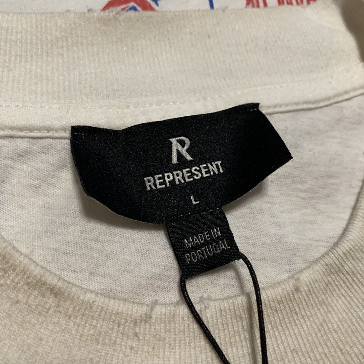 Represent Clo. Represent Large Dream On Tour Washed Ecru White Tee Size US L / EU 52-54 / 3 - 7 Thumbnail