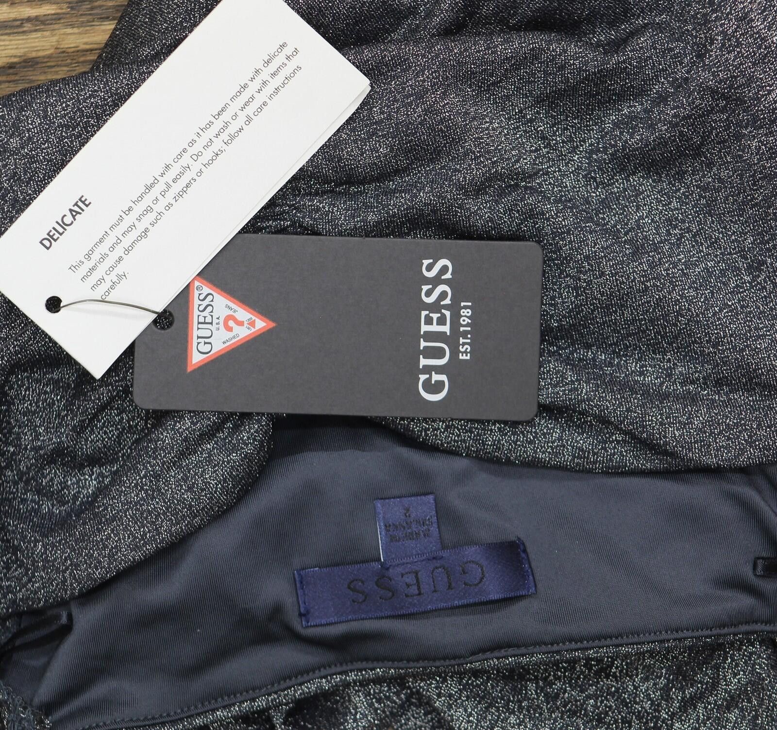 Guess Nwt Guess Long Side Slit Sweetheart Sharae Dress Blue Gray 2 Size XS / US 0-2 / IT 36-38 - 3 Thumbnail