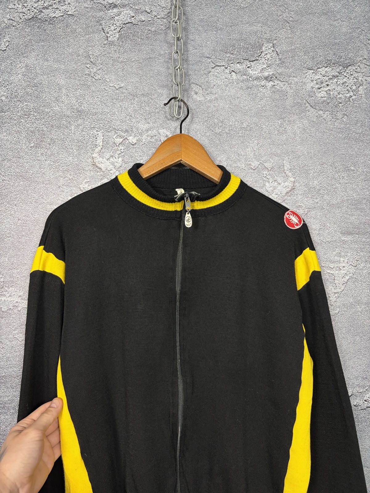 Vintage Rare Vintage Castelli 100% Wool Cycling Jersey Zip Top Size US M / EU 48-50 / 2 - 3 Thumbnail