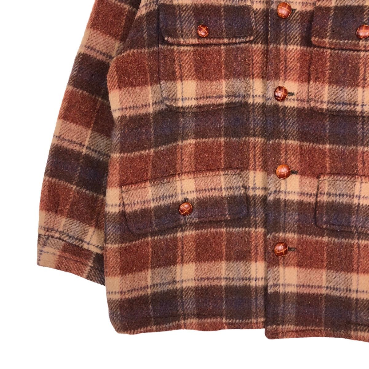 Issey Miyake 🔥Vtg Wool Shirt Jacket GangBuster Tartan Checked Design Size US M / EU 48-50 / 2 - 4 Thumbnail
