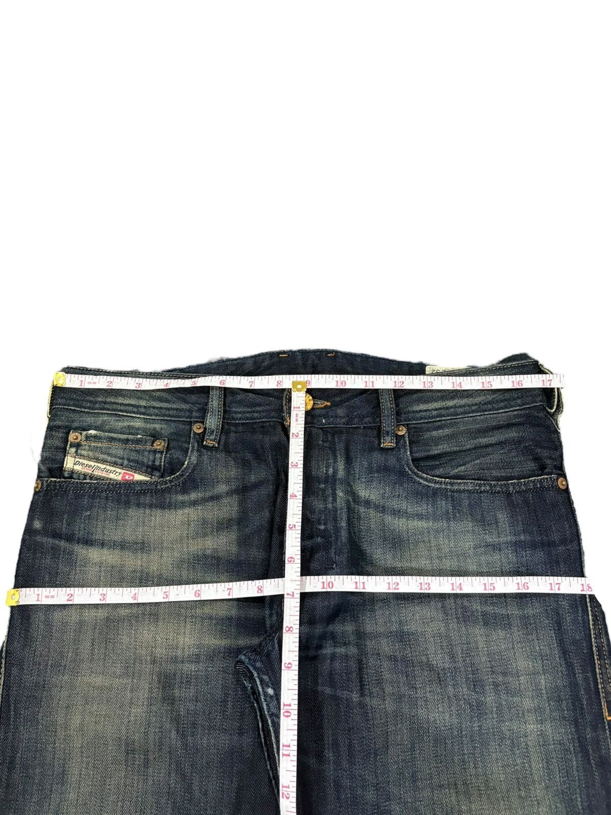 Diesel Vintage Diesel Zatiny Button Fly Mud Wash Flare Jeans Size US 35 - 7 Thumbnail