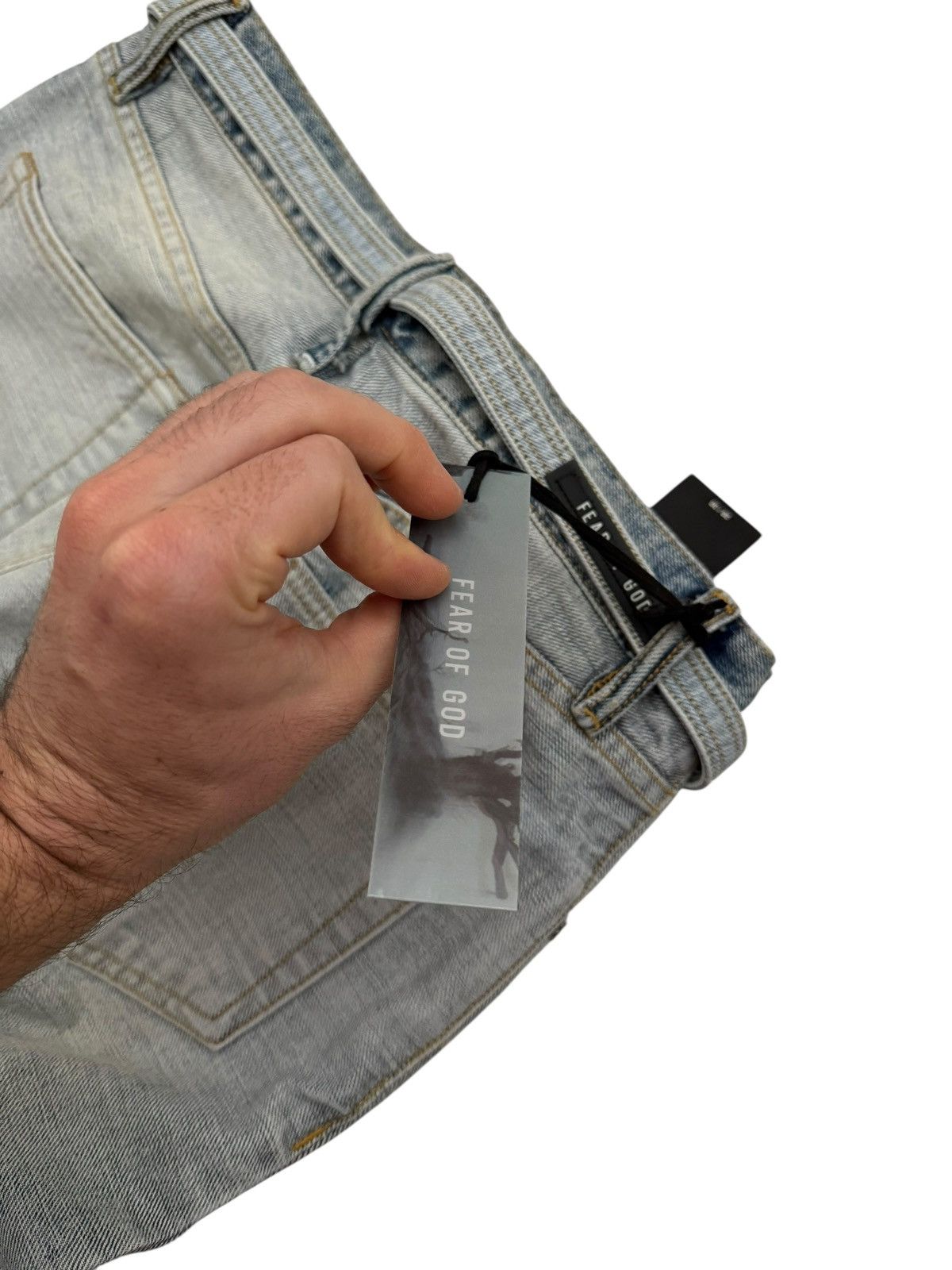 Fear of God Inside Out Belt Drawstring Denim Size US 28 / EU 44 - 9 Thumbnail