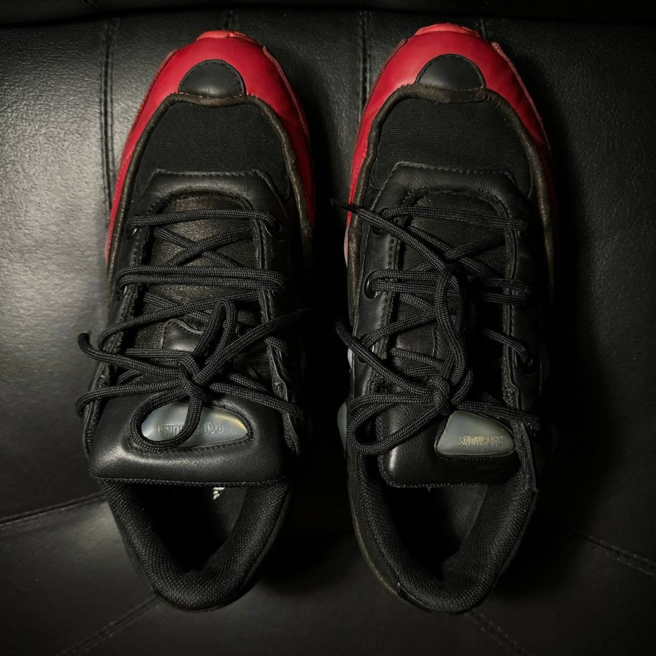 Adidas × Raf Simons 8,5us Adidas Raf Simons Ozweego Scarlet Sneakers Size US 8.5 / EU 41-42 - 7 Thumbnail