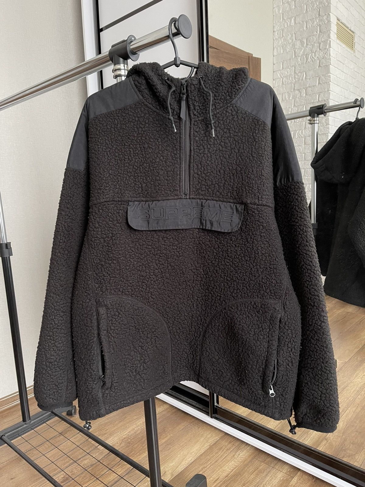 Supreme Supreme Polartec Fleece Hoodie Pullover Size US L / EU 52-54 / 3 - 3 Thumbnail