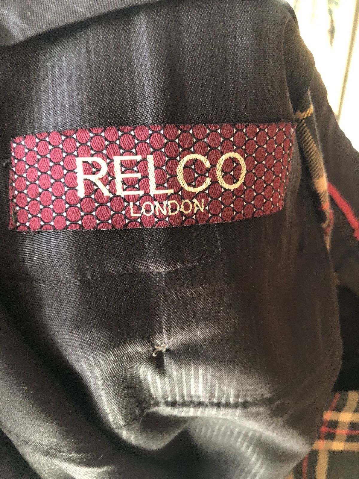 Vintage Relco London Forest Green Plaid Trousers Size US 30 / EU 46 - 4 Thumbnail