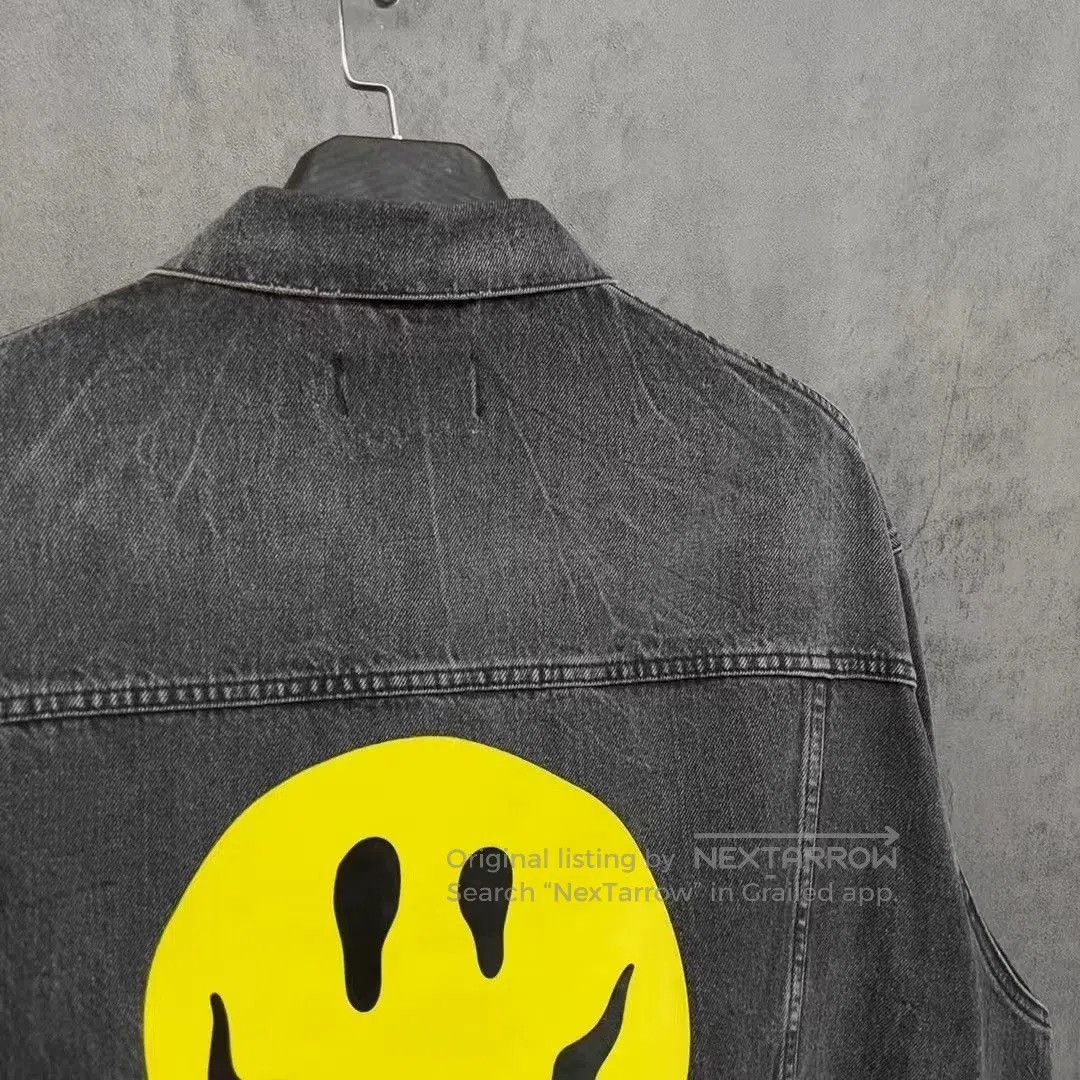 Balenciaga Balenciaga Ghost Face Logo Denim Jacket. Size US XS / EU 42 / 0 - 3 Thumbnail