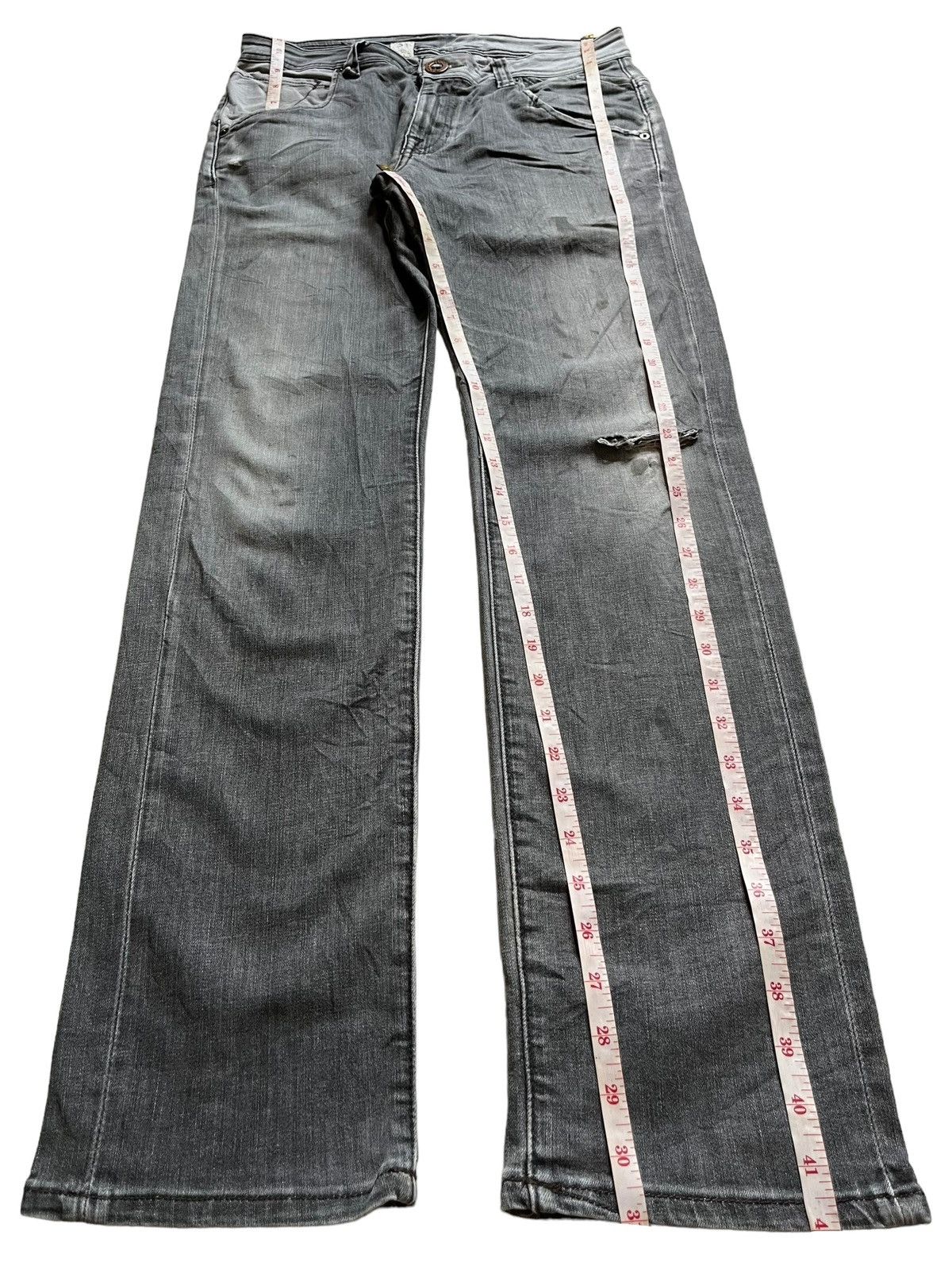 Volcom SALES🔥Vintage Volcom Faded Wash Distressed Skate Jeans Size US 31 - 12 Thumbnail
