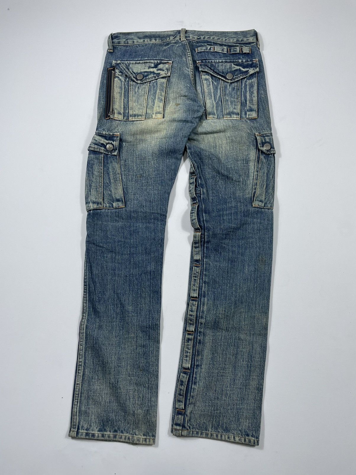 Beauty Beast × Japanese Brand Alternative Multi zipper cargo Pants punk style Size US 29 - 5 Thumbnail