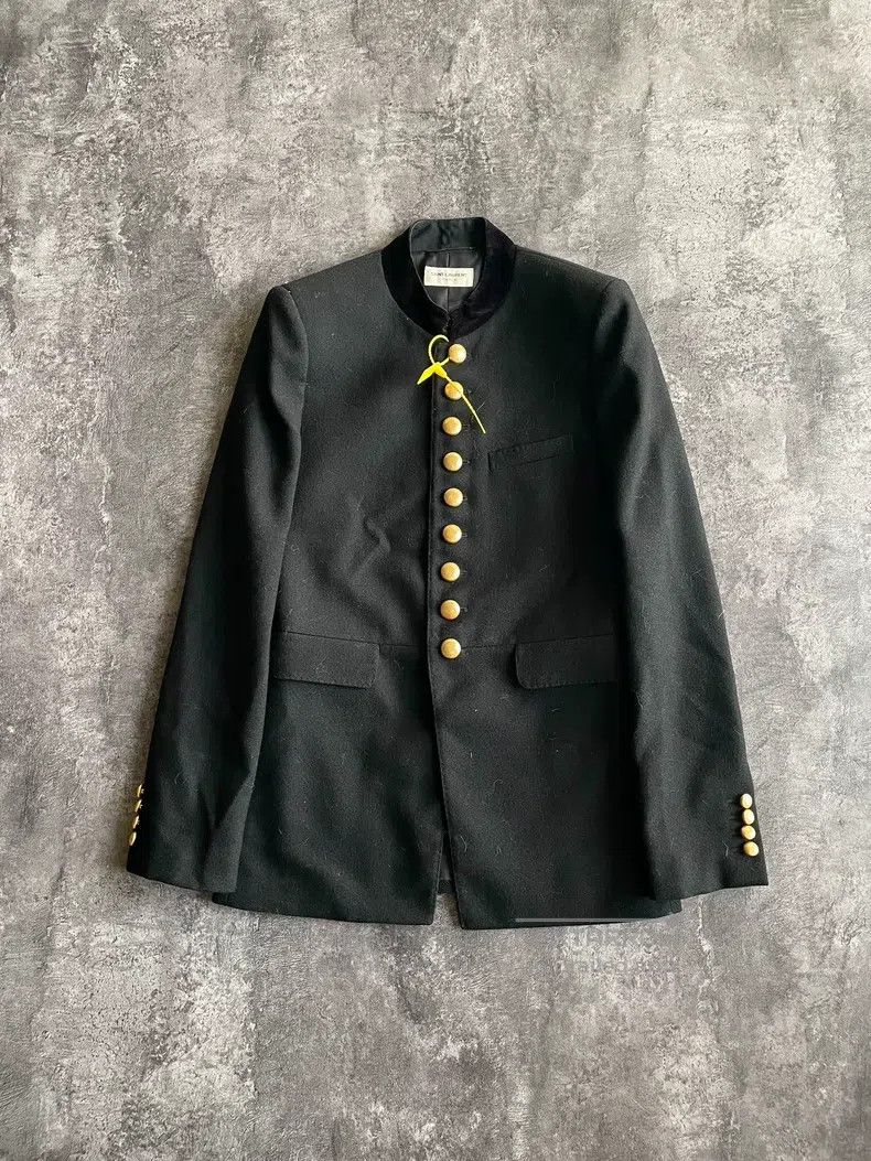 Saint Laurent Paris Saint Laurent Paris Velvet collar gold button Zhongshan su Size US S / EU 44-46 / 1 - 1 Thumbnail