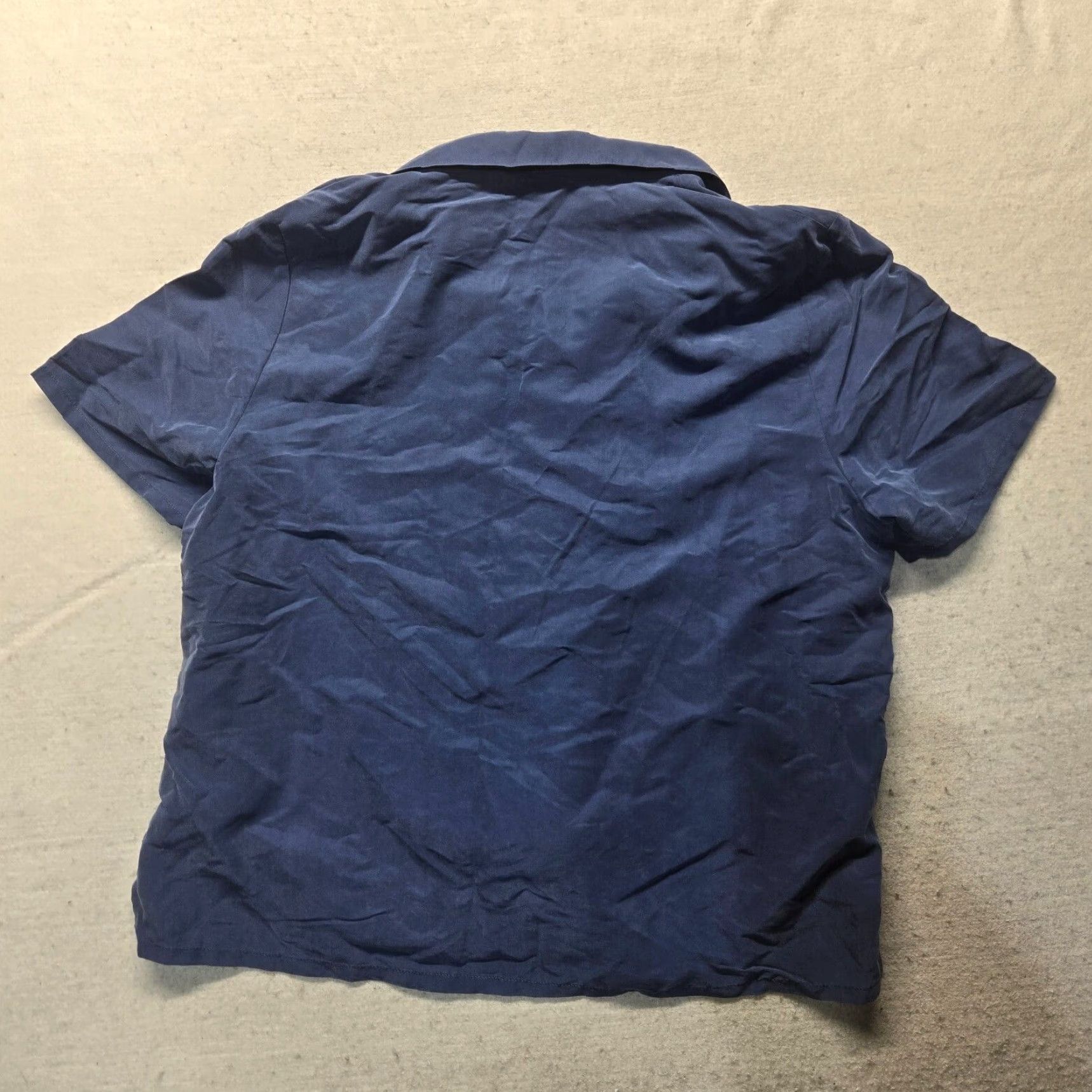 Vintage BonWorth Shirt Button-Up Blue Embroidered Paisley Adult Women's XL Vintage Size XL / US 12-14 / IT 48-50 - 7 Thumbnail