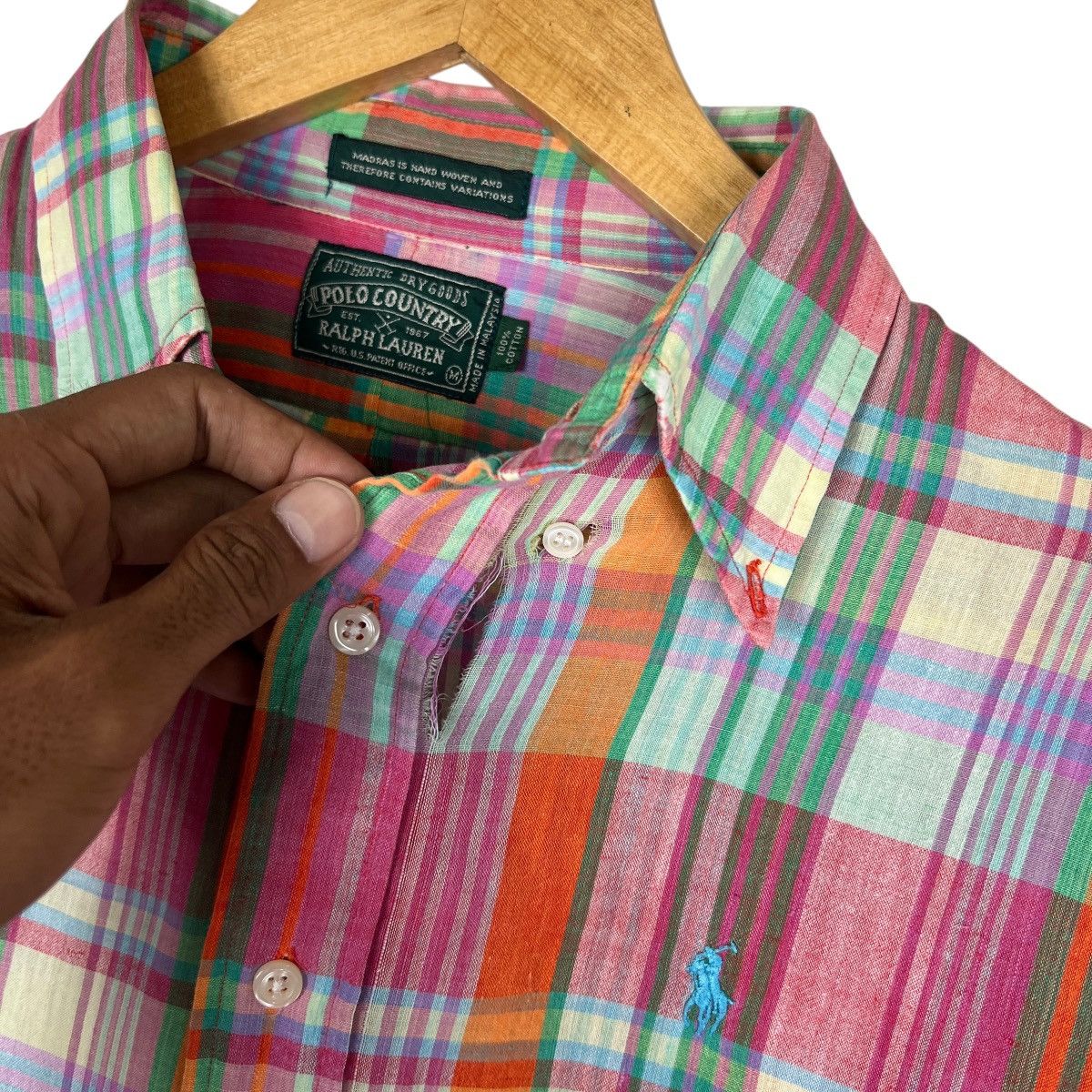 Polo Ralph Lauren 🔥 80s Polo Country Ralph Lauren Plaid button Up Shirt Size US M / EU 48-50 / 2 - 6 Thumbnail