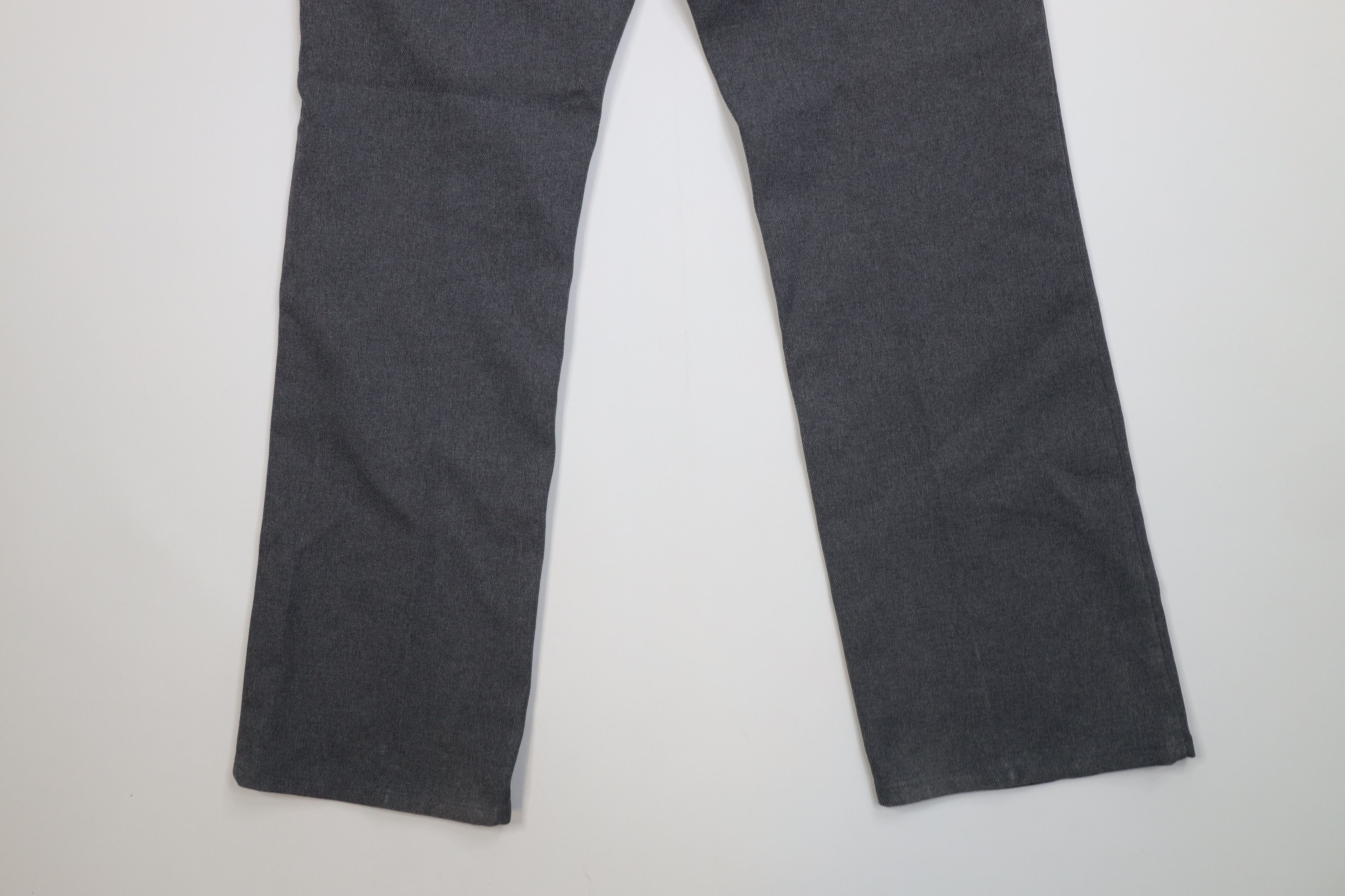 Levi's Vintage 90s Levis 517 Knit Flared Wide Leg Pants Gray USA Size US 36 / EU 52 - 13 Thumbnail