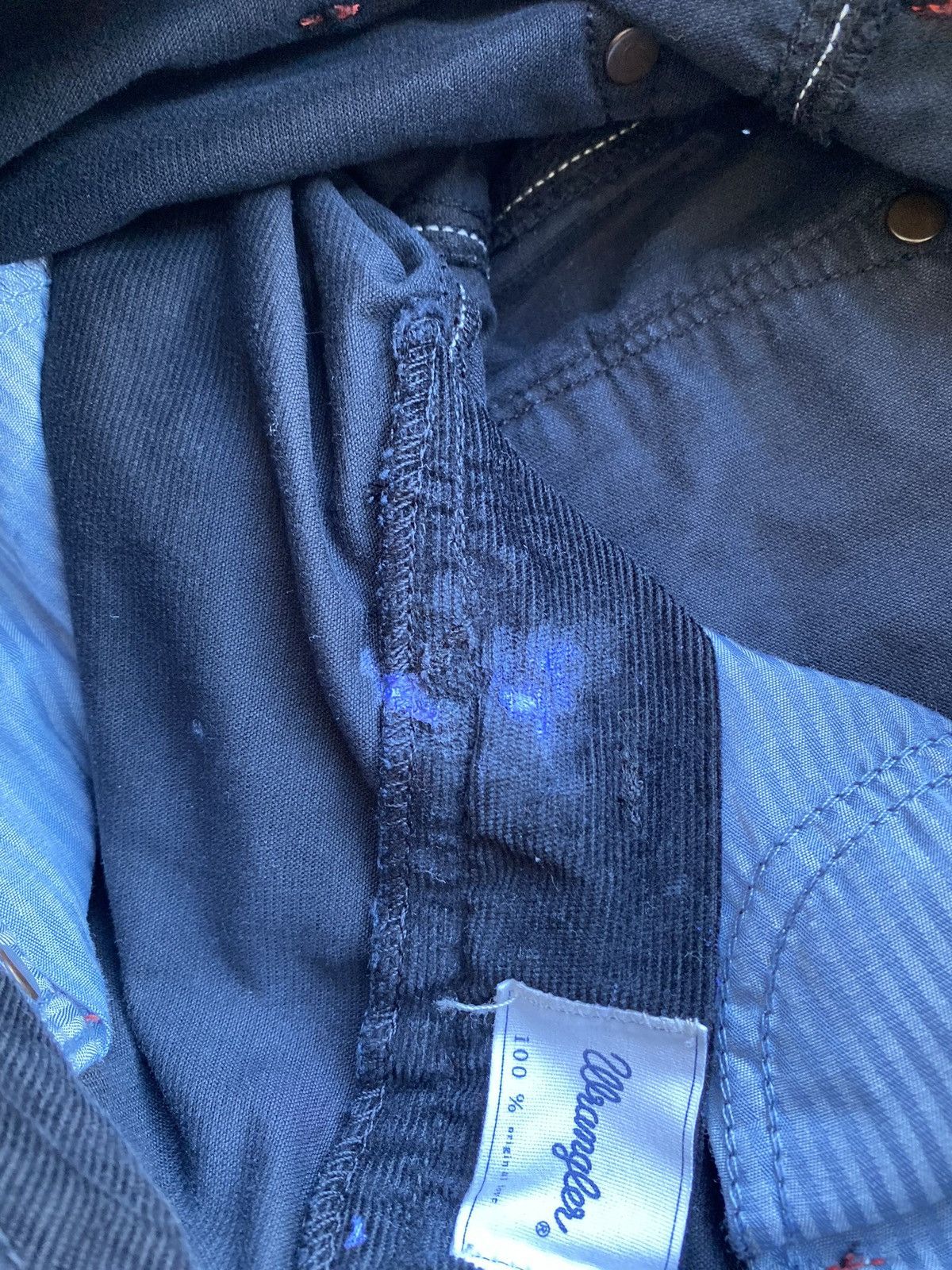 Wrangler 🔥Cowboy Western Vntg Wrangler Flared Corduroy Jeans 26 women Size 26" / US 2 / IT 38 - 16 Thumbnail