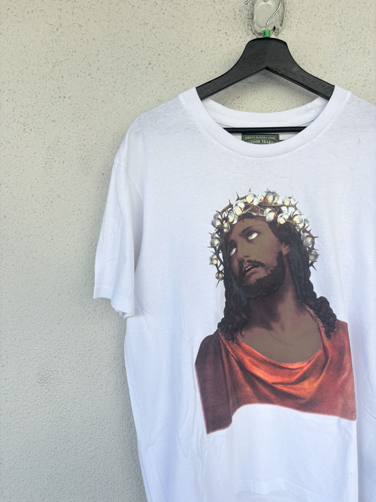 DENIM TEARS Denim tears jesus tee with back hit Size US XL / EU 56 / 4 - 1 Thumbnail