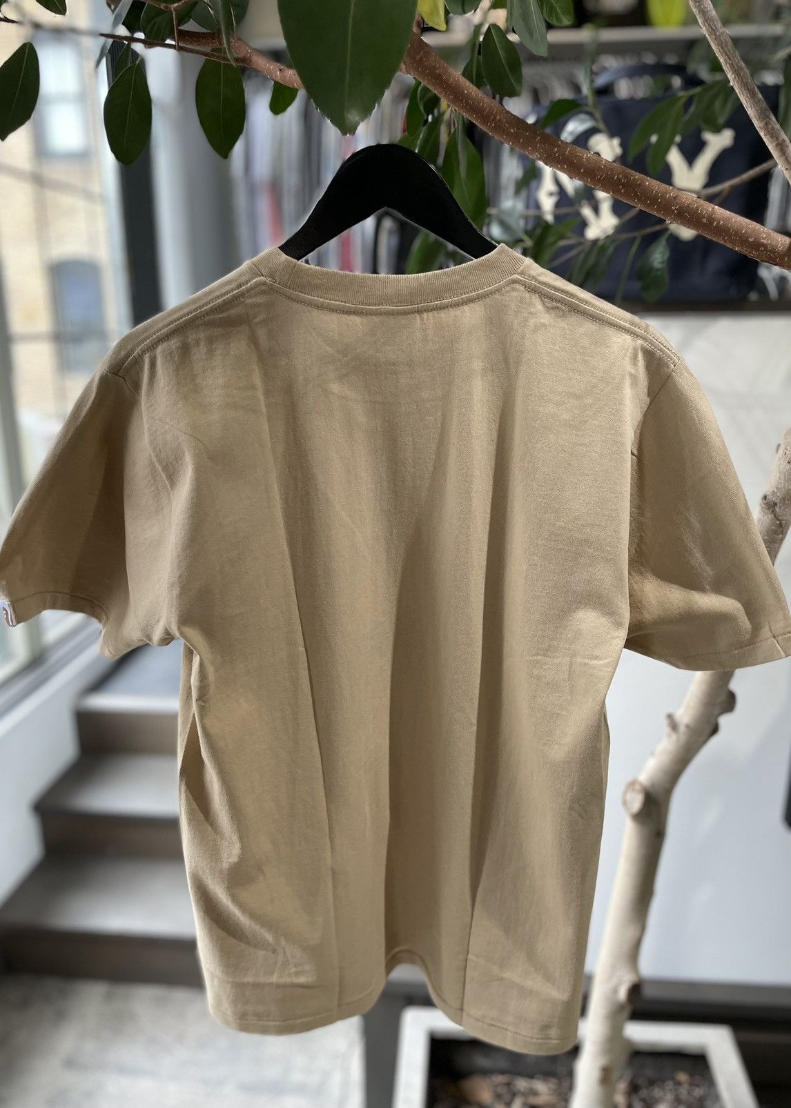 Bape BAPE Mad Shark Tee Beige Size US M / EU 48-50 / 2 - 3 Thumbnail