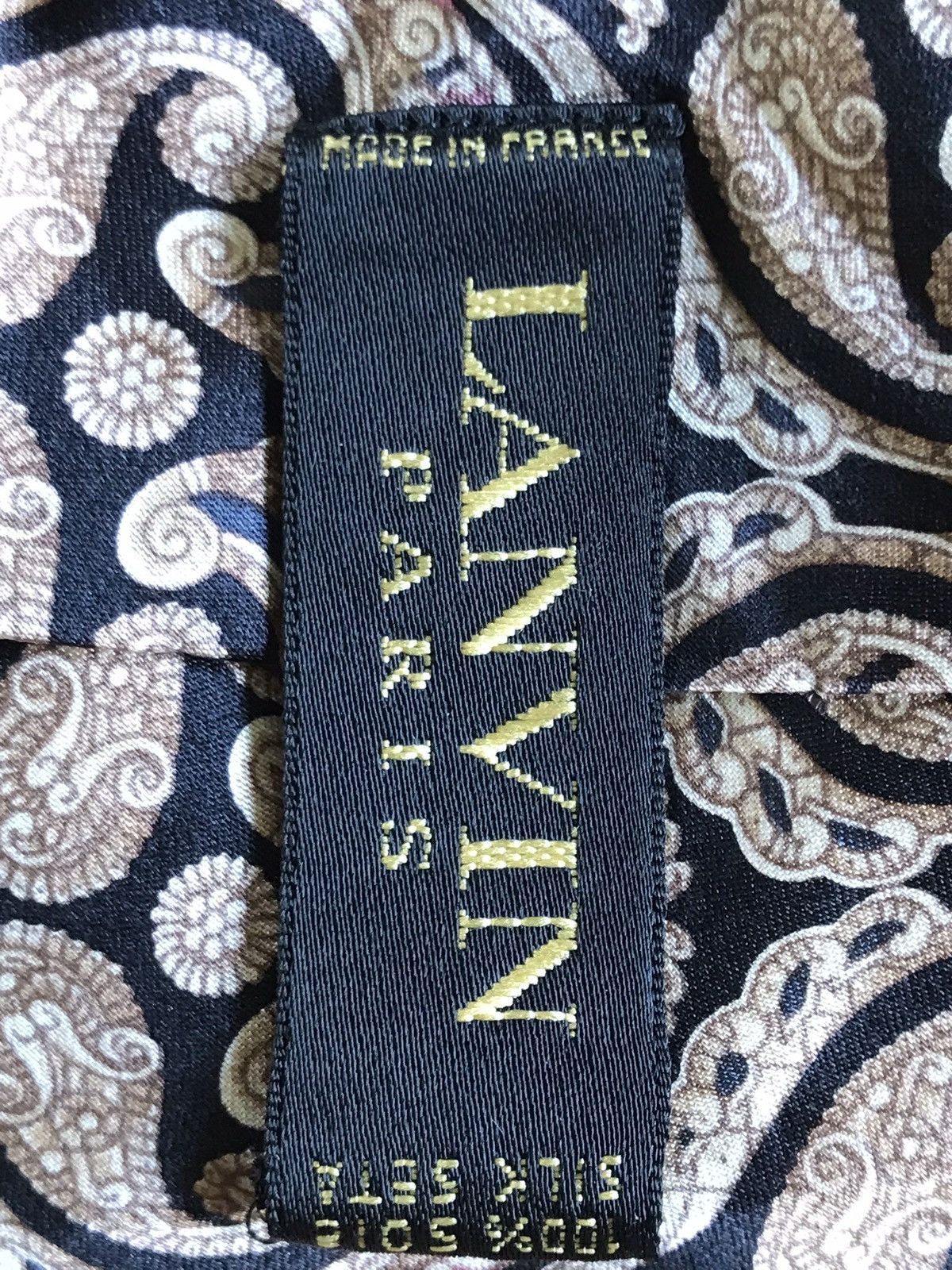 Designer × Lanvin × Vintage Vintage LANVIN Tie Size ONE SIZE - 5 Thumbnail
