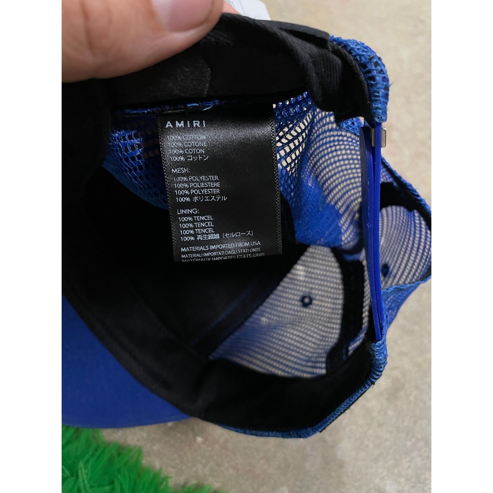 Amiri Amiri MA Trucker Blue Used OS Size ONE SIZE - 5 Thumbnail