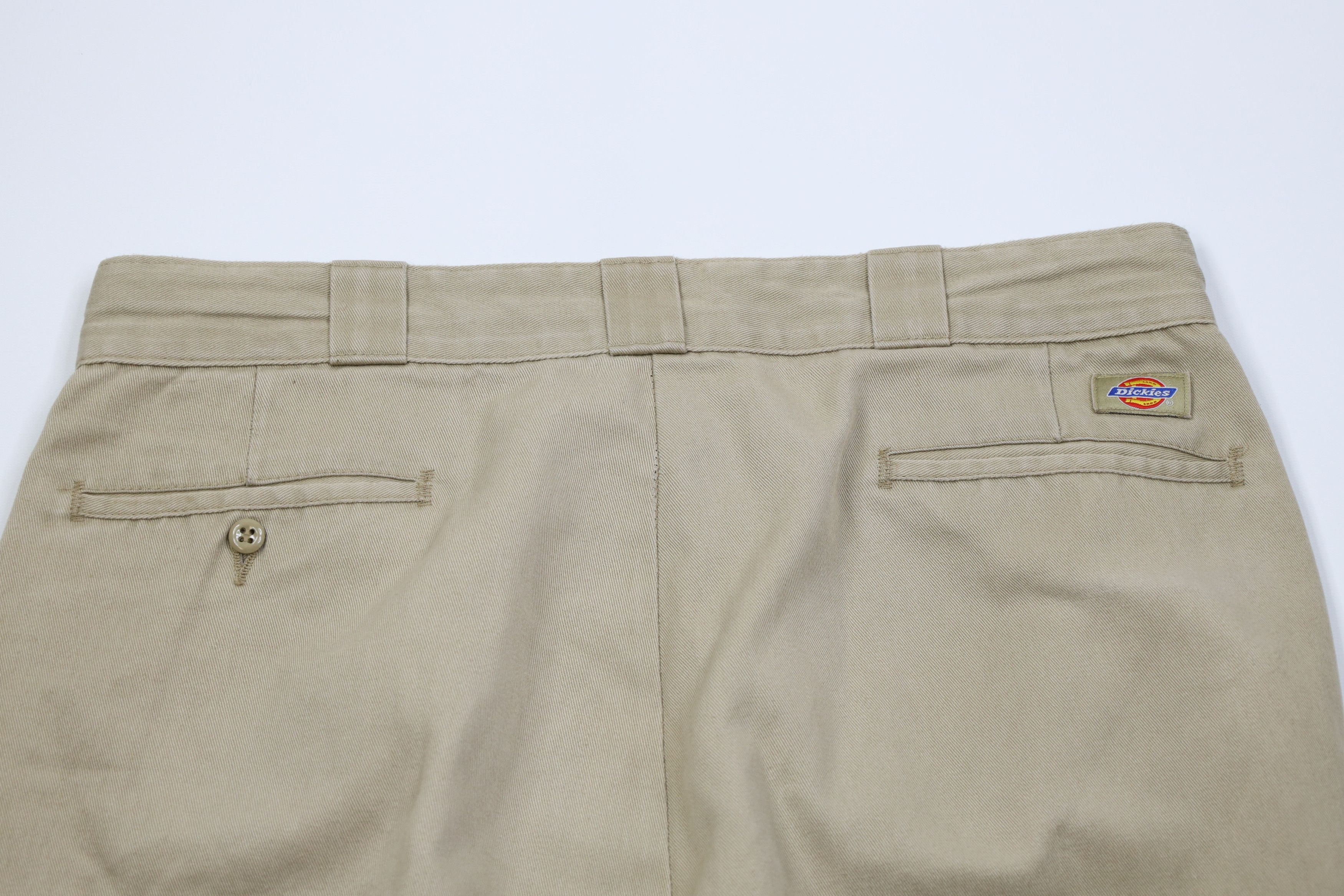Dickies Vintage Dickies Wide Leg Dungaree Pants Trousers Beige Size US 36 / EU 52 - 13 Thumbnail