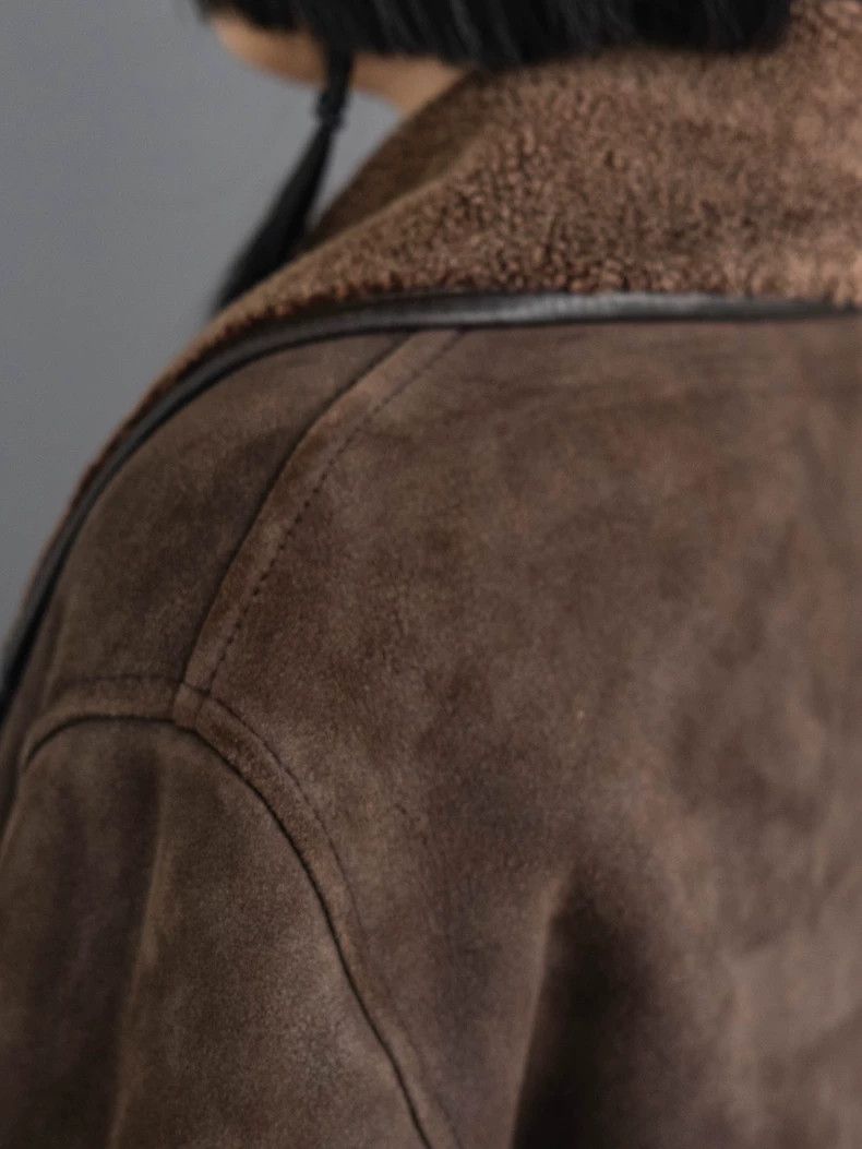 Kenzo KENZO Brown suede plush coat vintage Size XS / US 0-2 / IT 36-38 - 7 Thumbnail