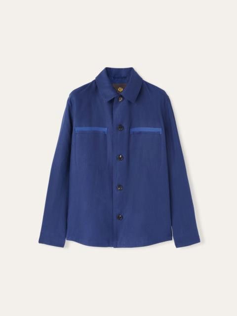 Loro Piana o1w1db10225 FAN0468 Kalama Overshirt in Blue Size US L / EU 52-54 / 3 - 1 Preview