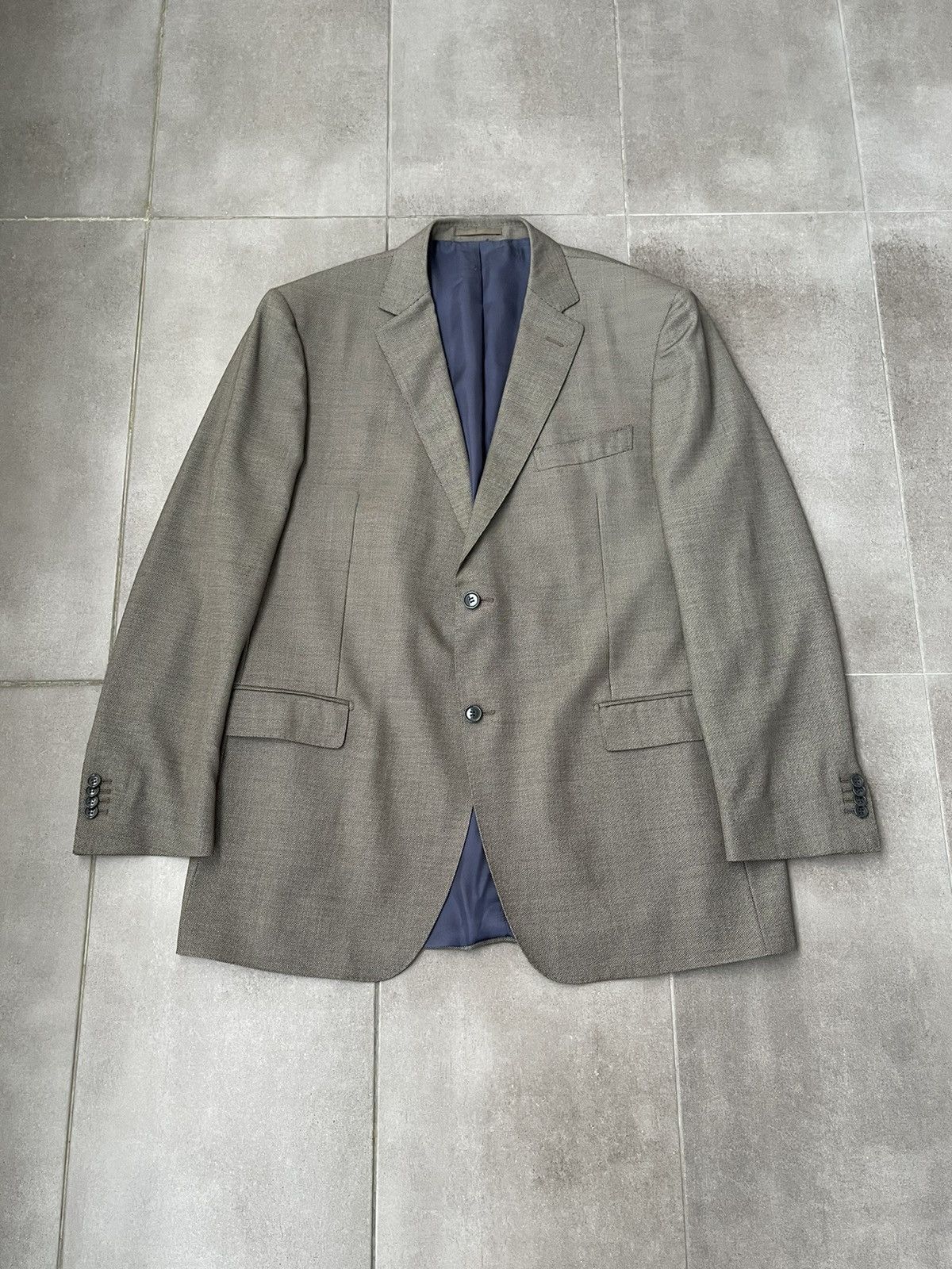 Suitsupply SS10 Suitsupply Grey Wool Casual Blazer Size 50L - 2 Thumbnail