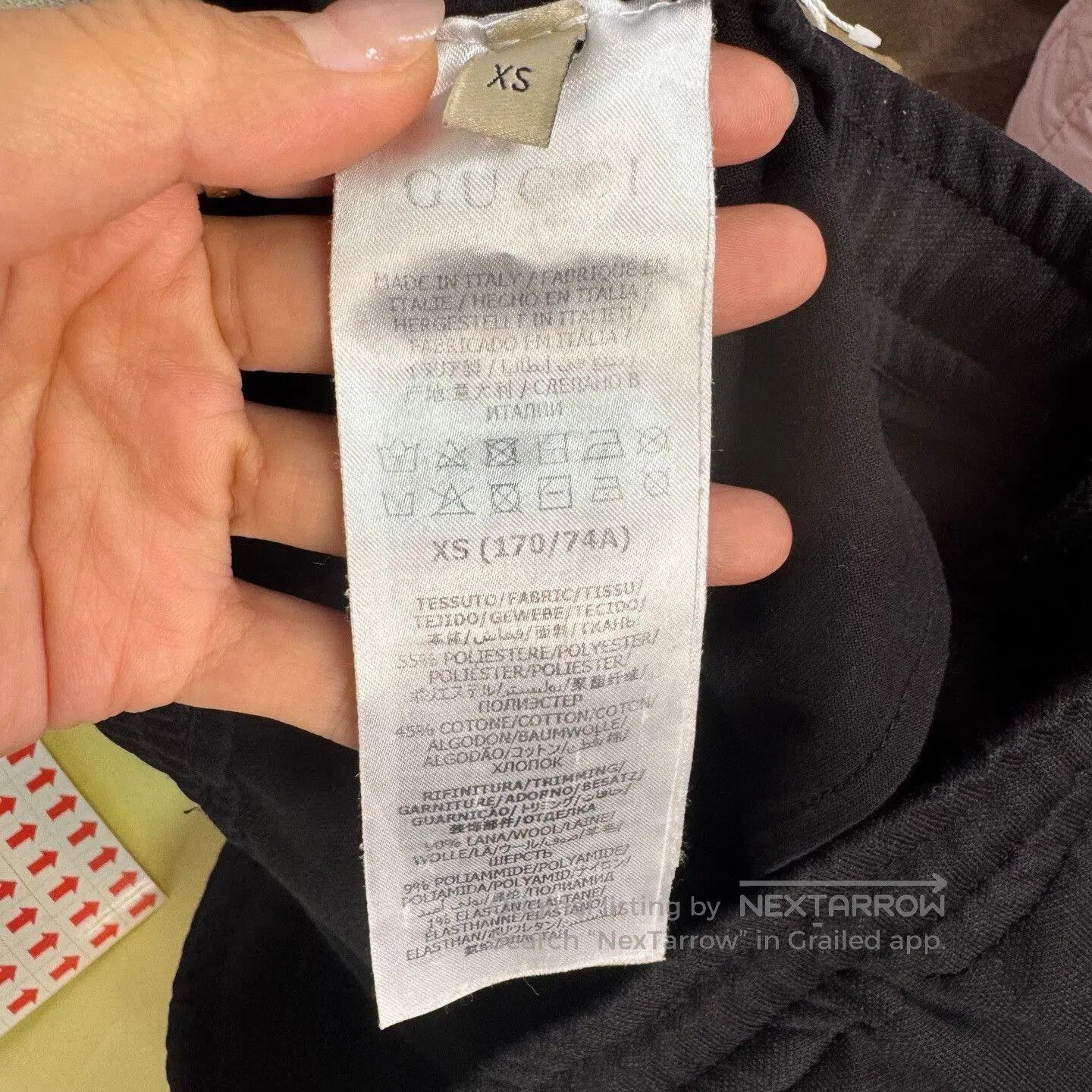 Gucci gucci classic black logo long pants. Size US 26 / EU 42 - 3 Thumbnail