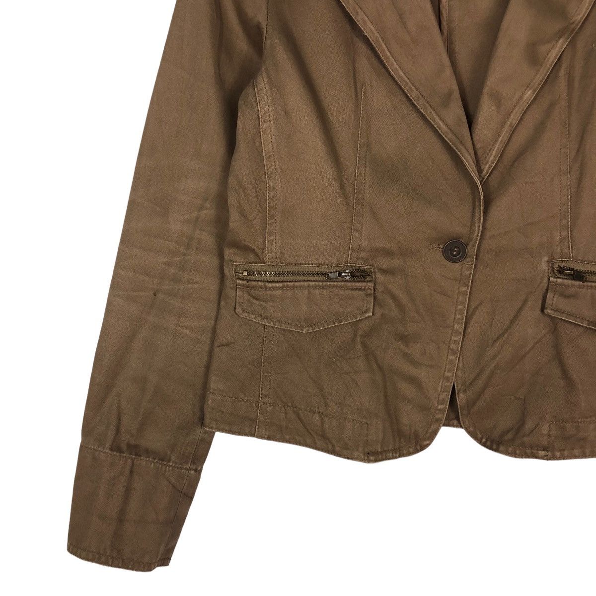 Japanese Brand 📌VINTAGE CROPPED BIKER JACKET 90ans Quatre Size US M / EU 48-50 / 2 - 12 Thumbnail